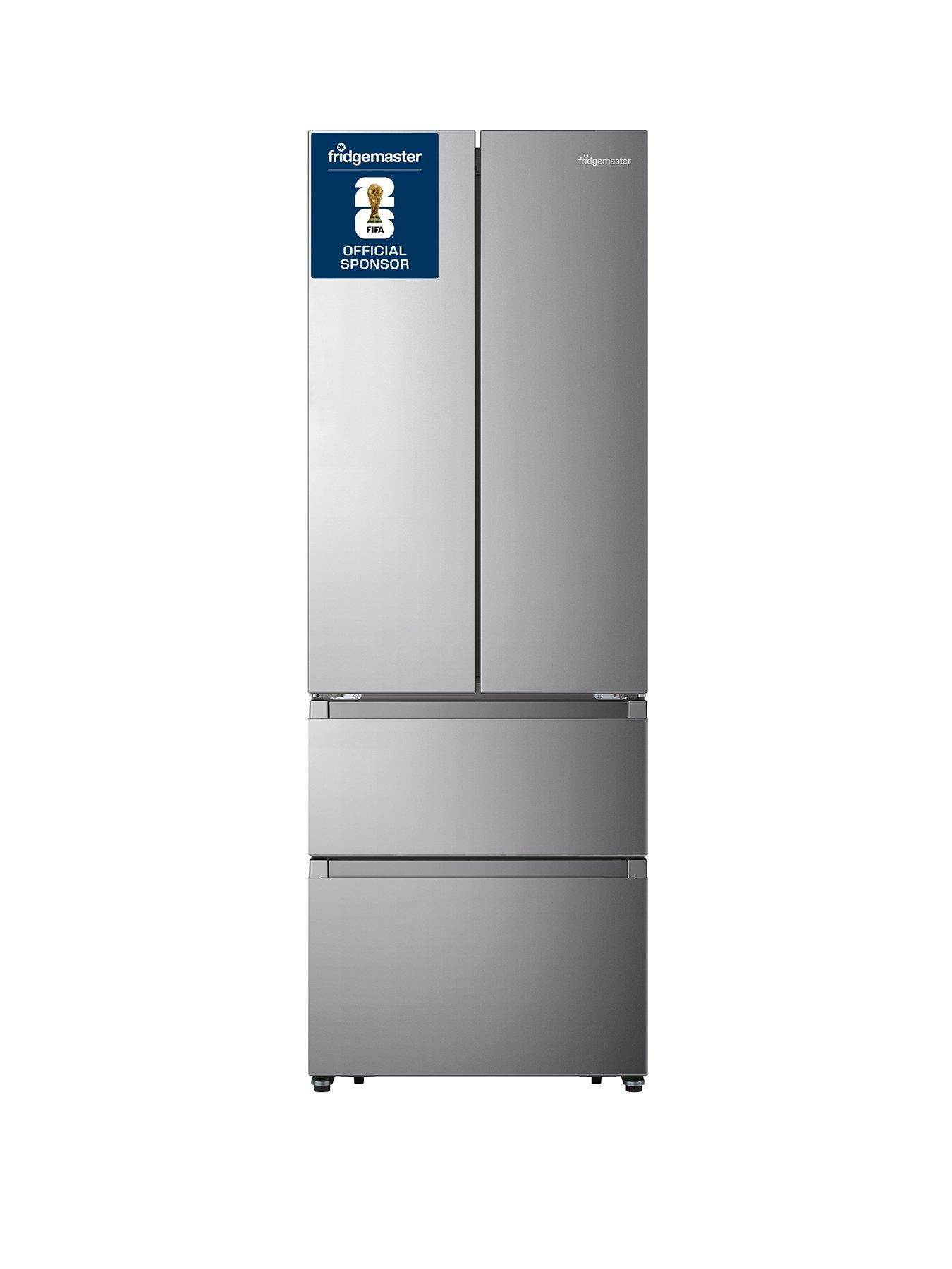 Image 1 of 7 of Fridgemaster MF70450ES Total No Frost American Fridge Freezer - Silver - D Rated