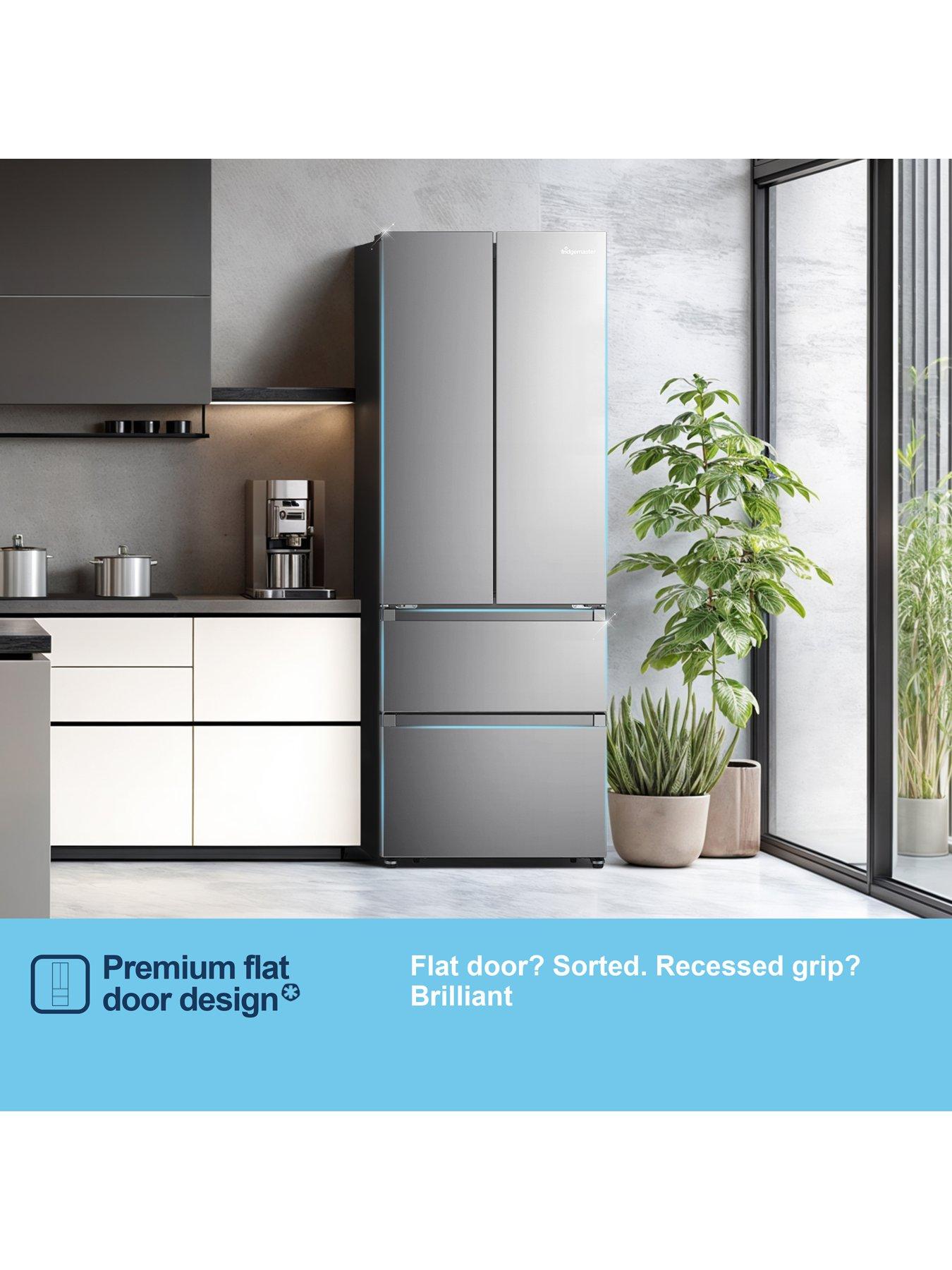 Image 4 of 7 of Fridgemaster MF70450ES Total No Frost American Fridge Freezer - Silver - D Rated