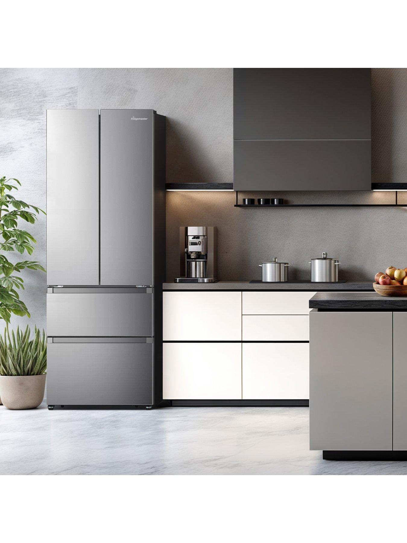 Image 5 of 7 of Fridgemaster MF70450ES Total No Frost American Fridge Freezer - Silver - D Rated