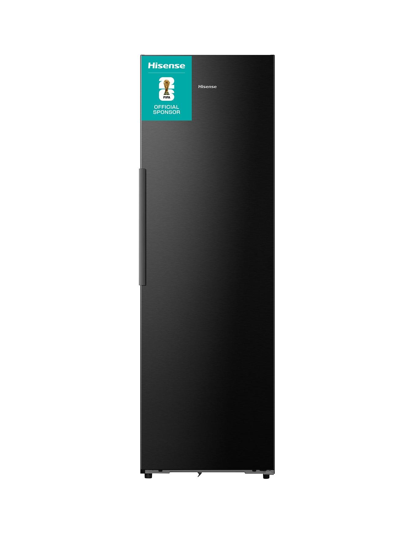 Hisense KitchenFit Eclipse Series RL5K370GSFC Wifi connected Total No Frost Tall Fridge - Black Stainless Steel - C rated