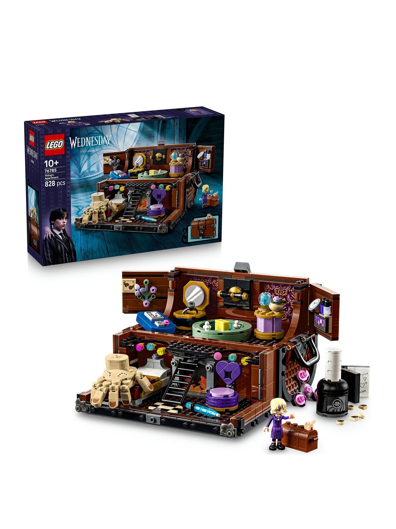 Image 1 of 8 of LEGO Wednesday Thing&rsquo;s Apartment Building Toy 76785