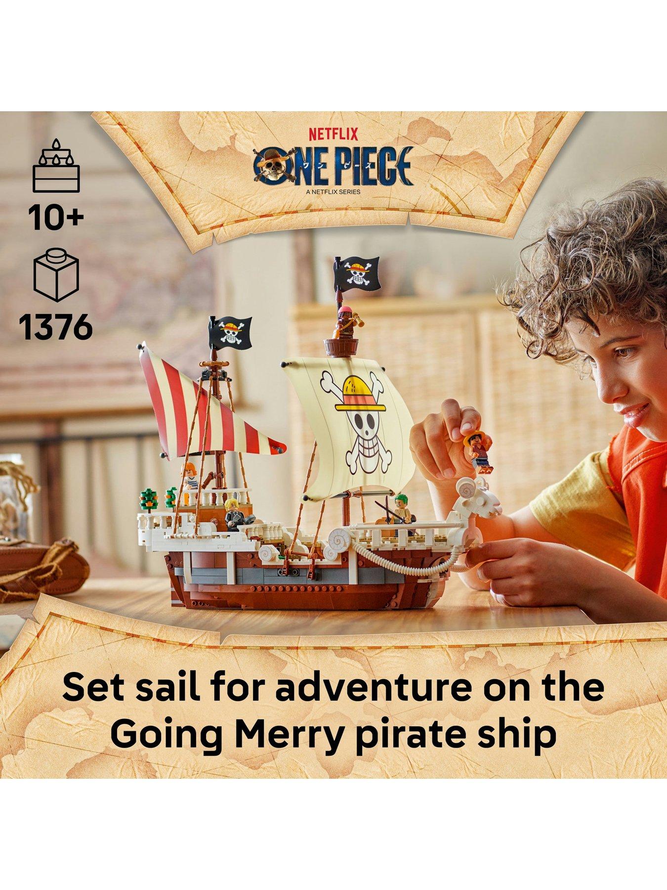 Image 2 of 8 of One Piece The Going Merry Pirate Ship Toy 75639