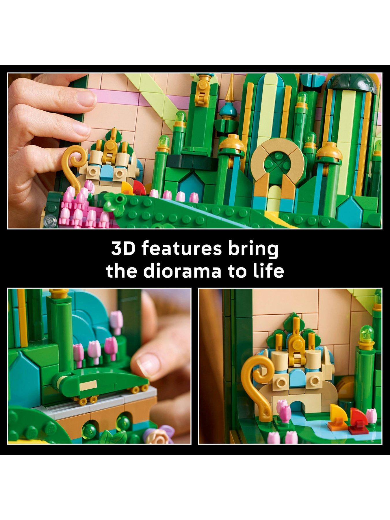 Image 4 of 8 of LEGO Wicked Emerald City Wall Art Building Set 75685