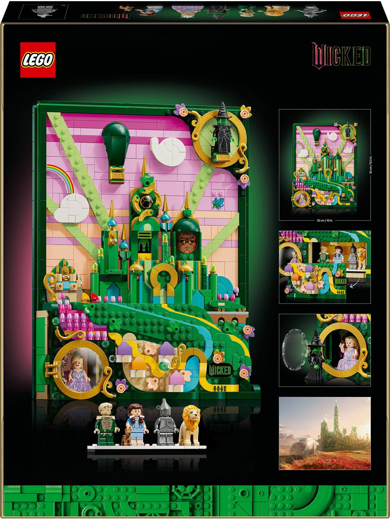 Image 7 of 8 of LEGO Wicked Emerald City Wall Art Building Set 75685