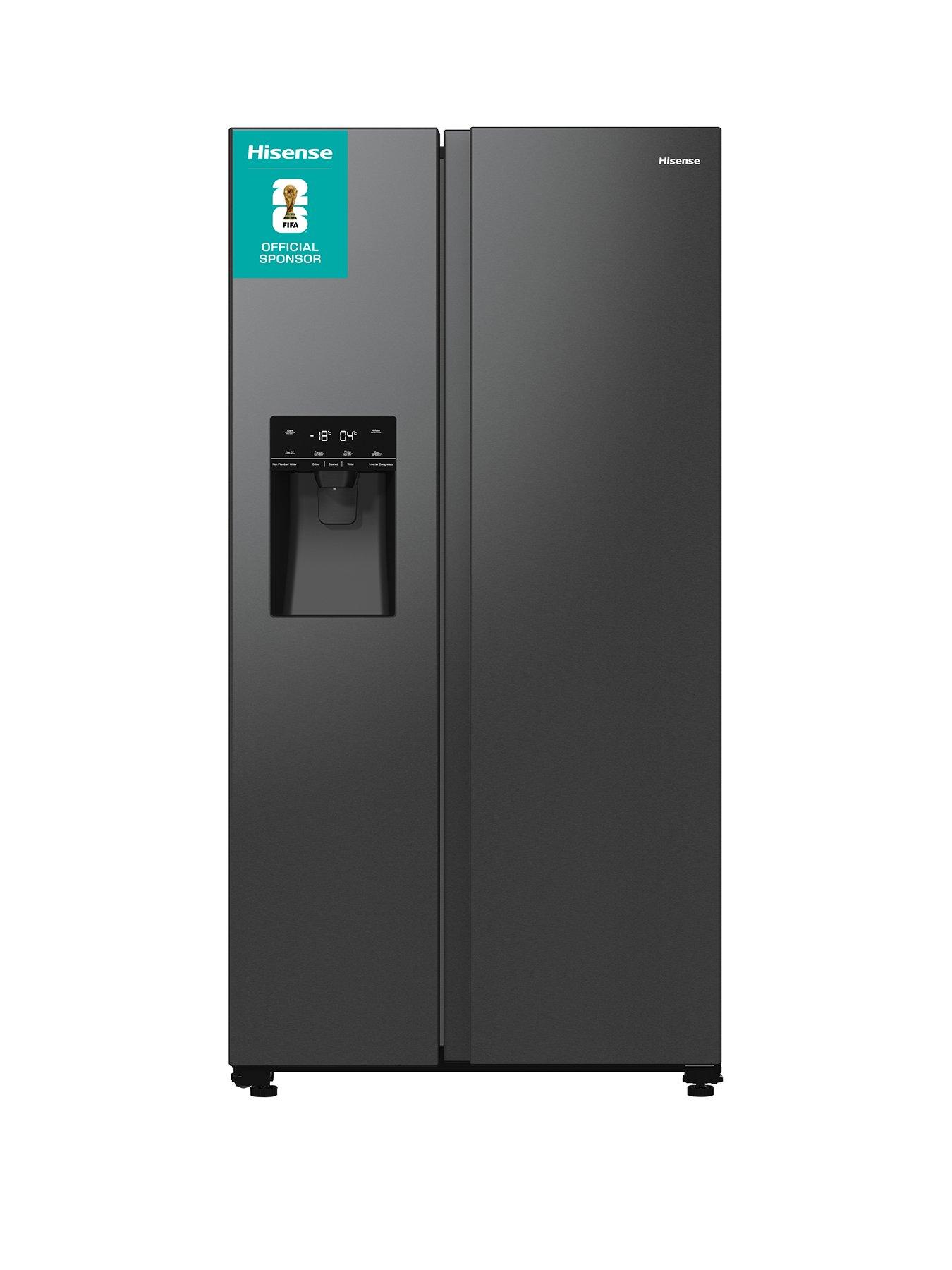  image of hisense-rs5p535ntfduk-american-side-by-side-refrigerator-non-plumbed-water-amp-ice-d-rated