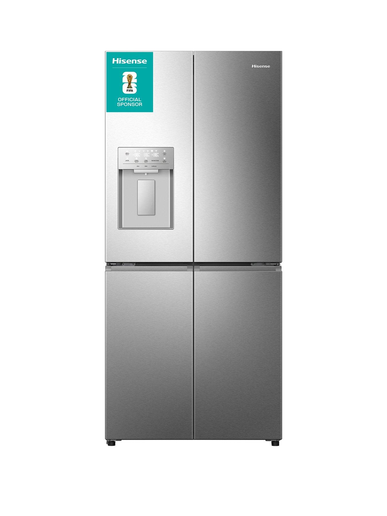 Hisense PureFlat Slim RQ5P470SYIDTotal No Frost American Fridge Freezer with My Fresh Choice zone - D Rated
