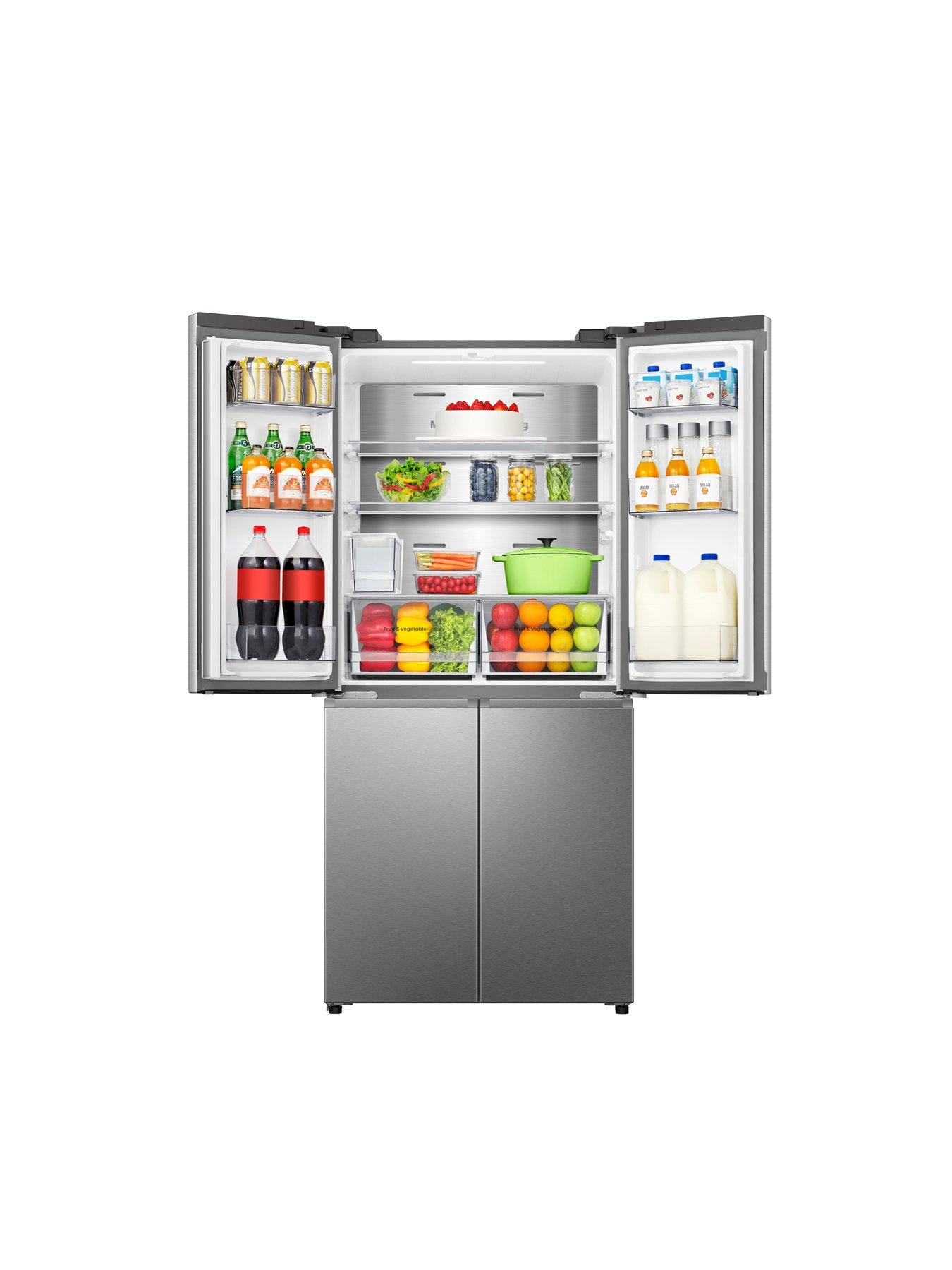  image of hisense-pureflat-slim-rq5p470syidtotal-no-frost-american-fridge-freezer-with-my-fresh-choice-zone-d-rated