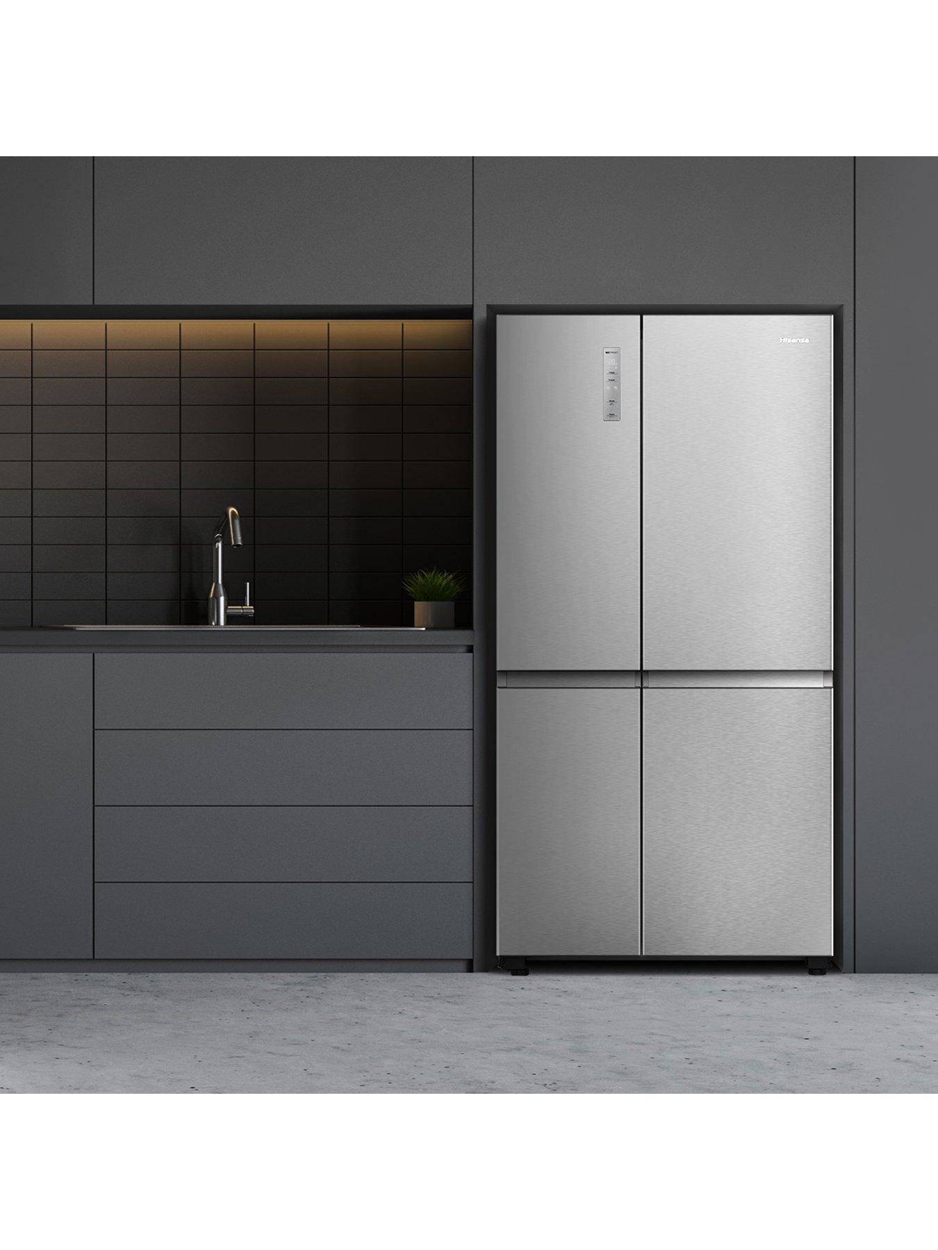  image of hisense-pureflat-rs5p668sscc-american-smart-fridge-freezer-stainless-steel