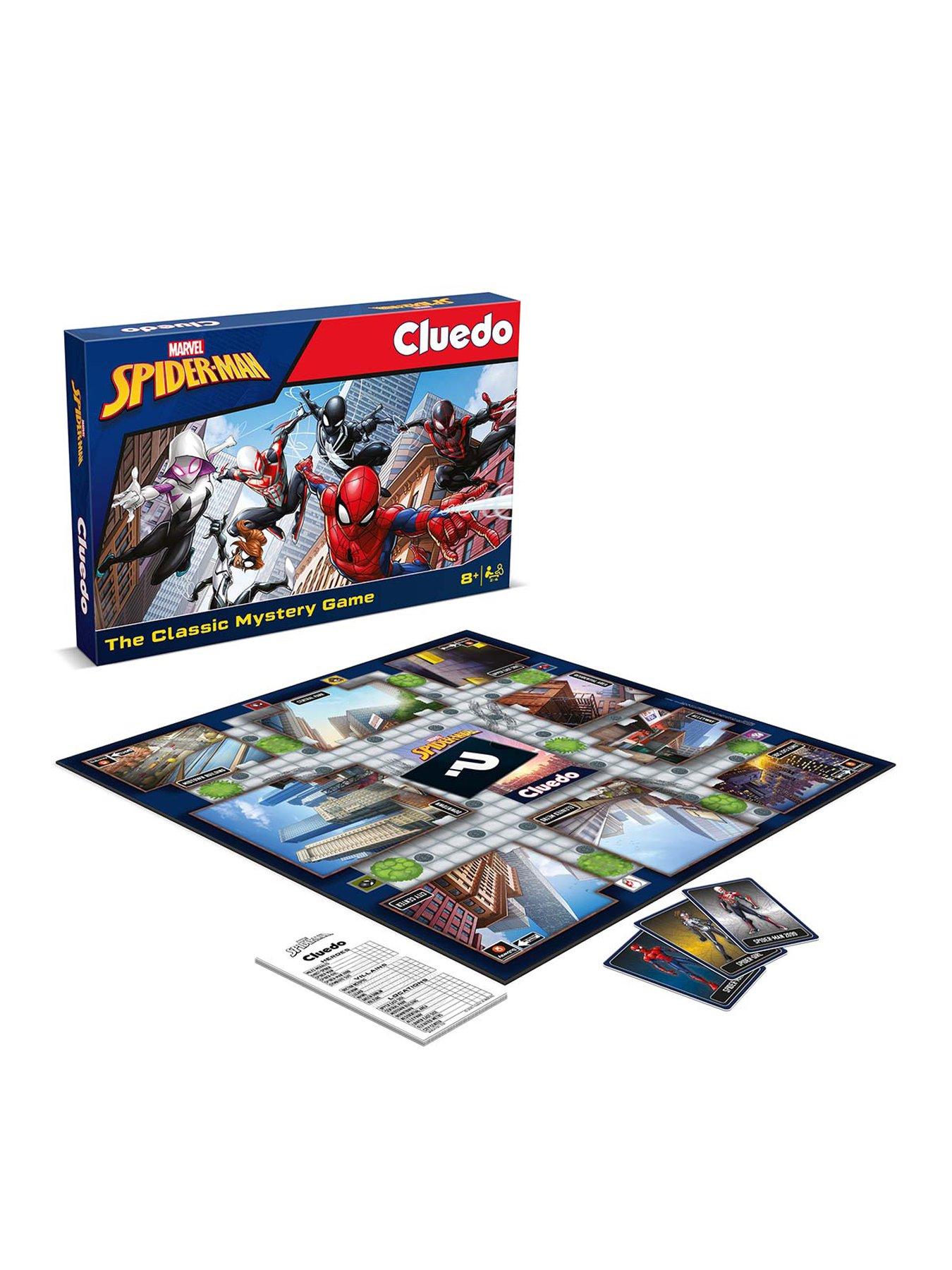  image of cluedo-spiderman-cluedo-family-board-game