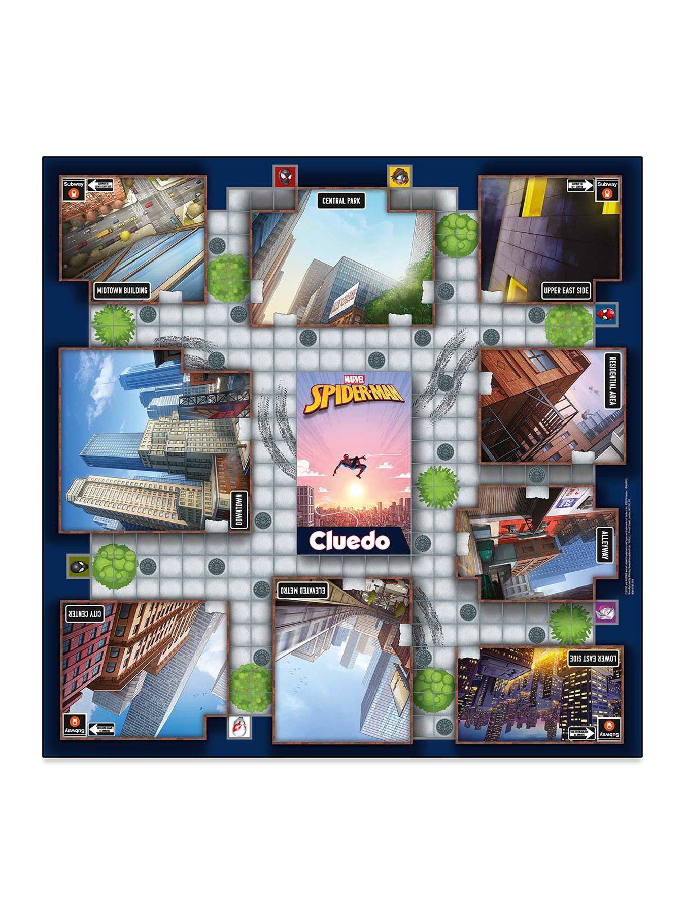  image of cluedo-spiderman-cluedo-family-board-game