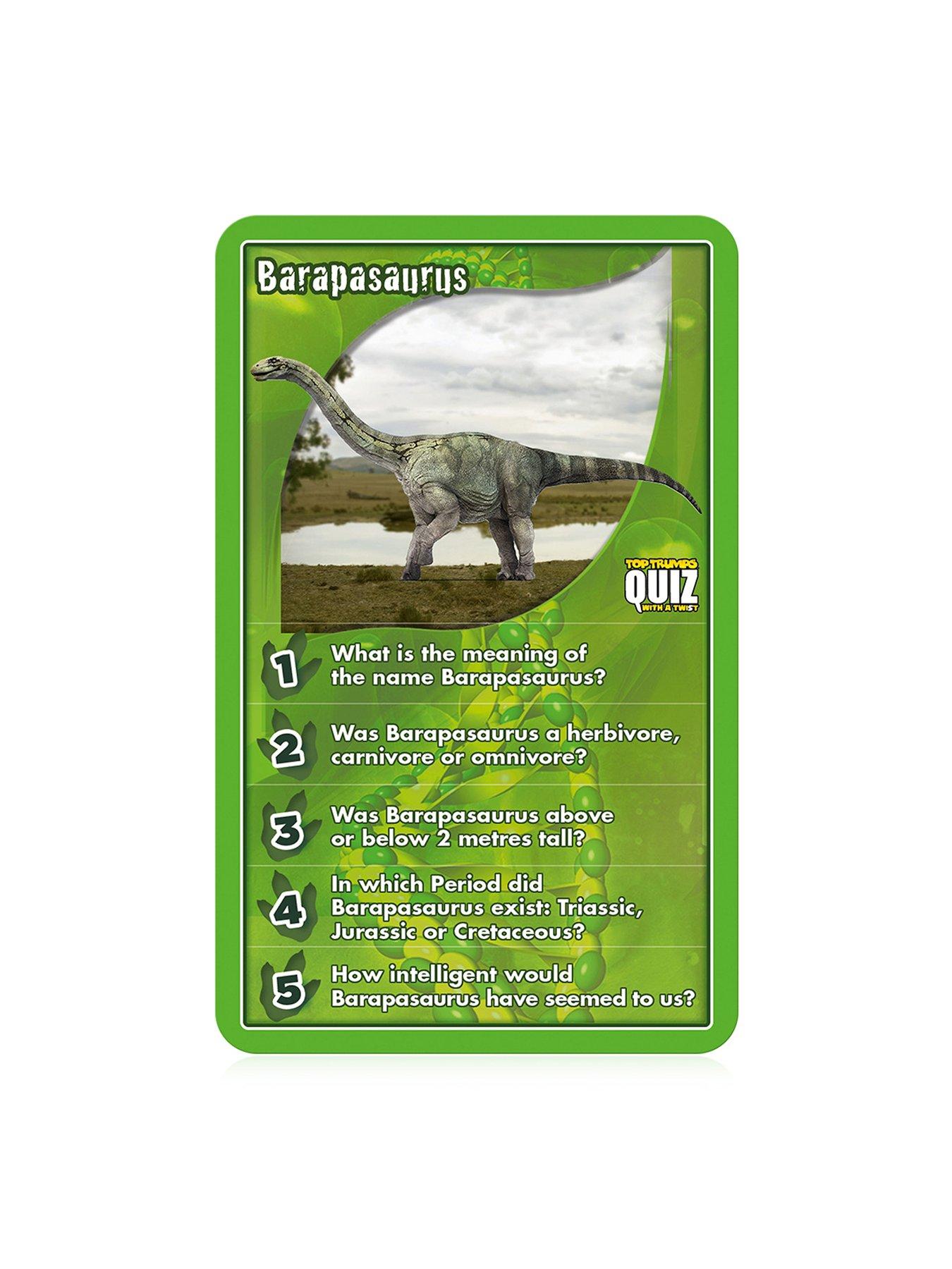  image of top-trumps-dinosaursnbspquiz-card-game