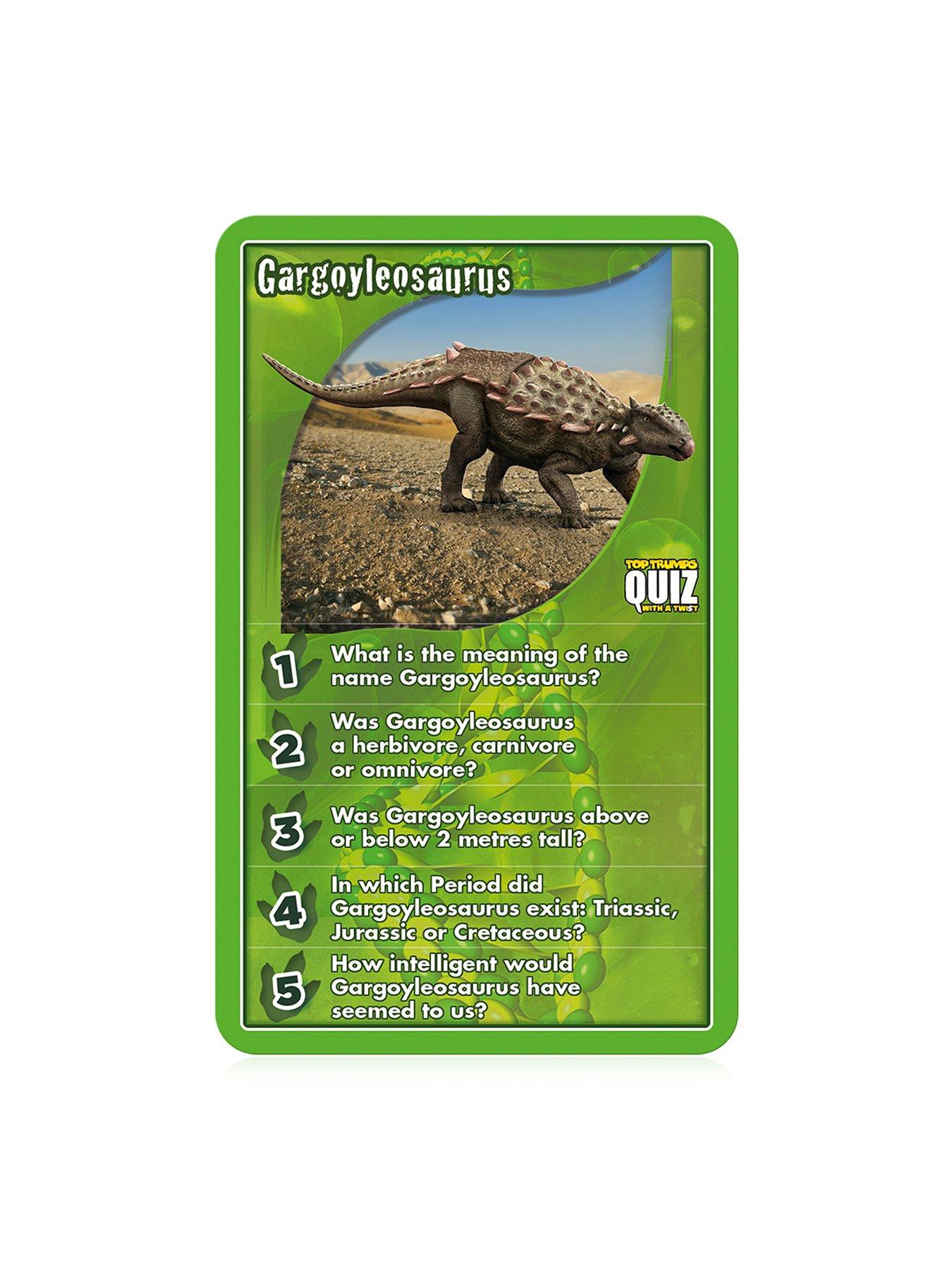  image of top-trumps-dinosaursnbspquiz-card-game