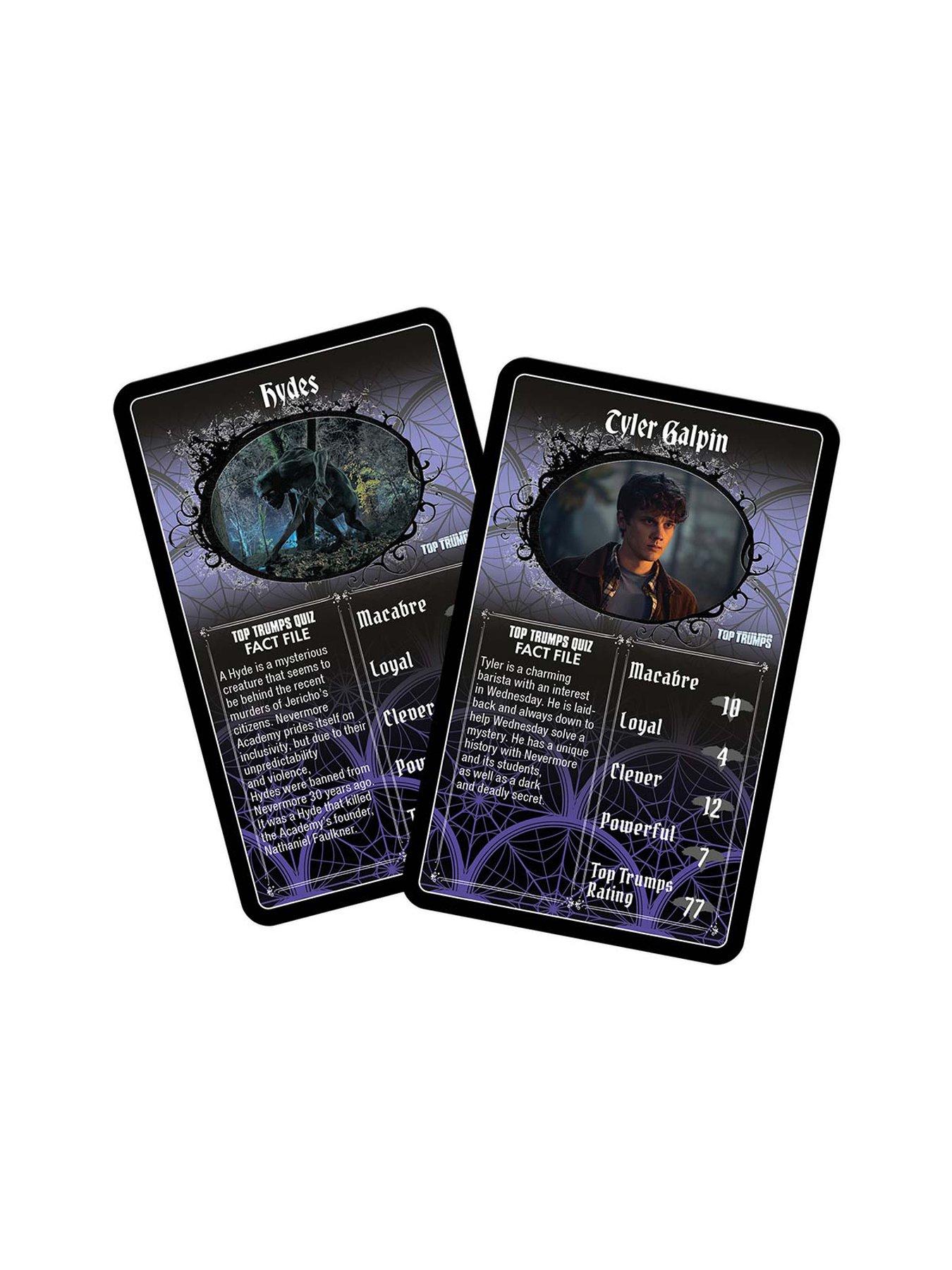  image of top-trumps-wednesday-top-trumps-card-game