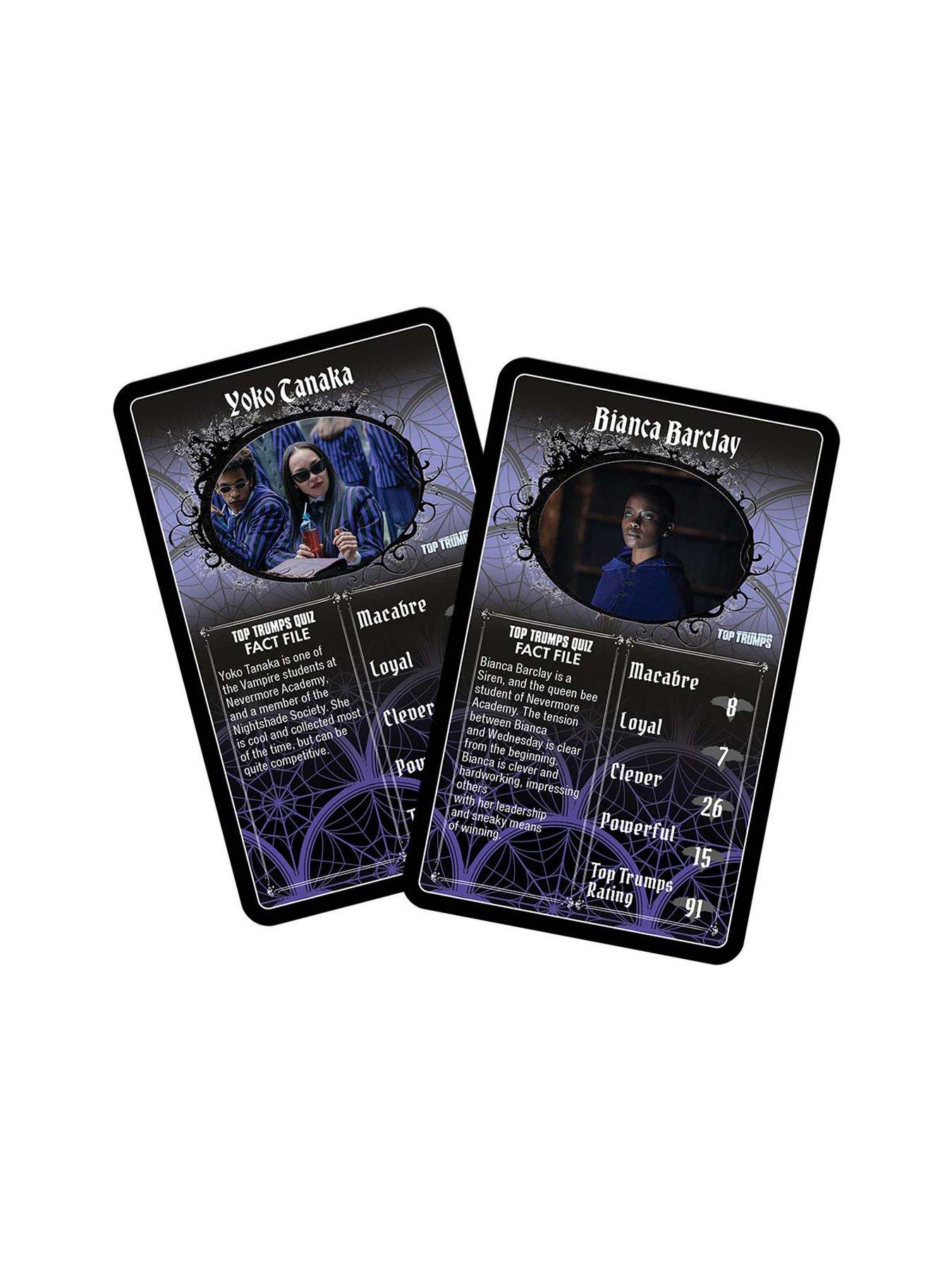  image of top-trumps-wednesday-top-trumps-card-game