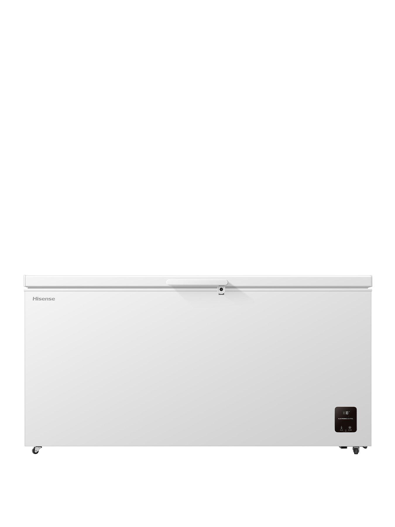 Hisense FC650D4AWLYE, 500L High Capacity Chest Freezer, E Rated in White