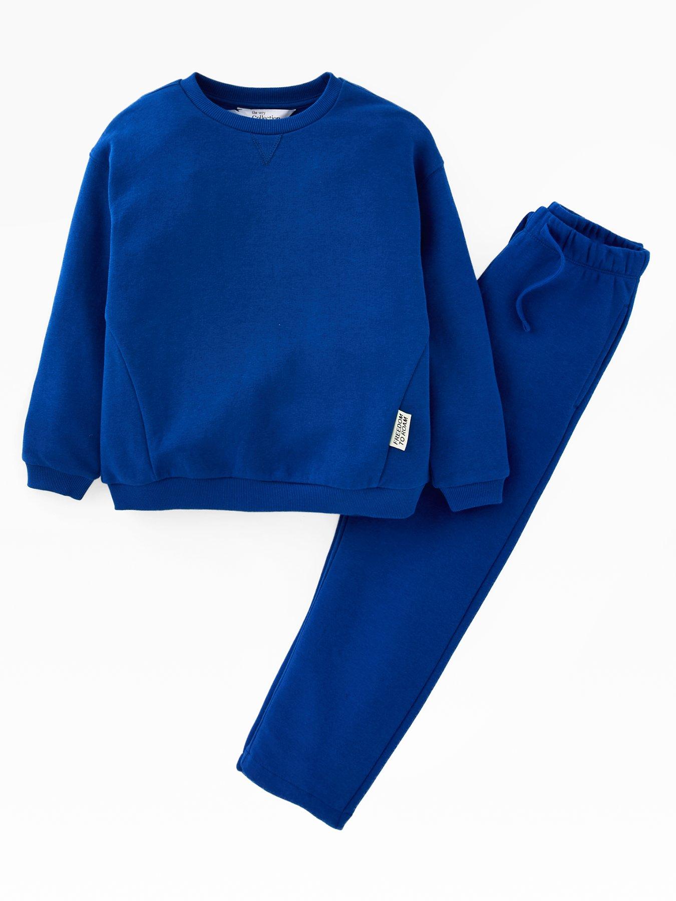 Image 1 of 5 of The Very Collection Boys Oversized Sweatshirt and Straight Leg Joggers Set - Multi