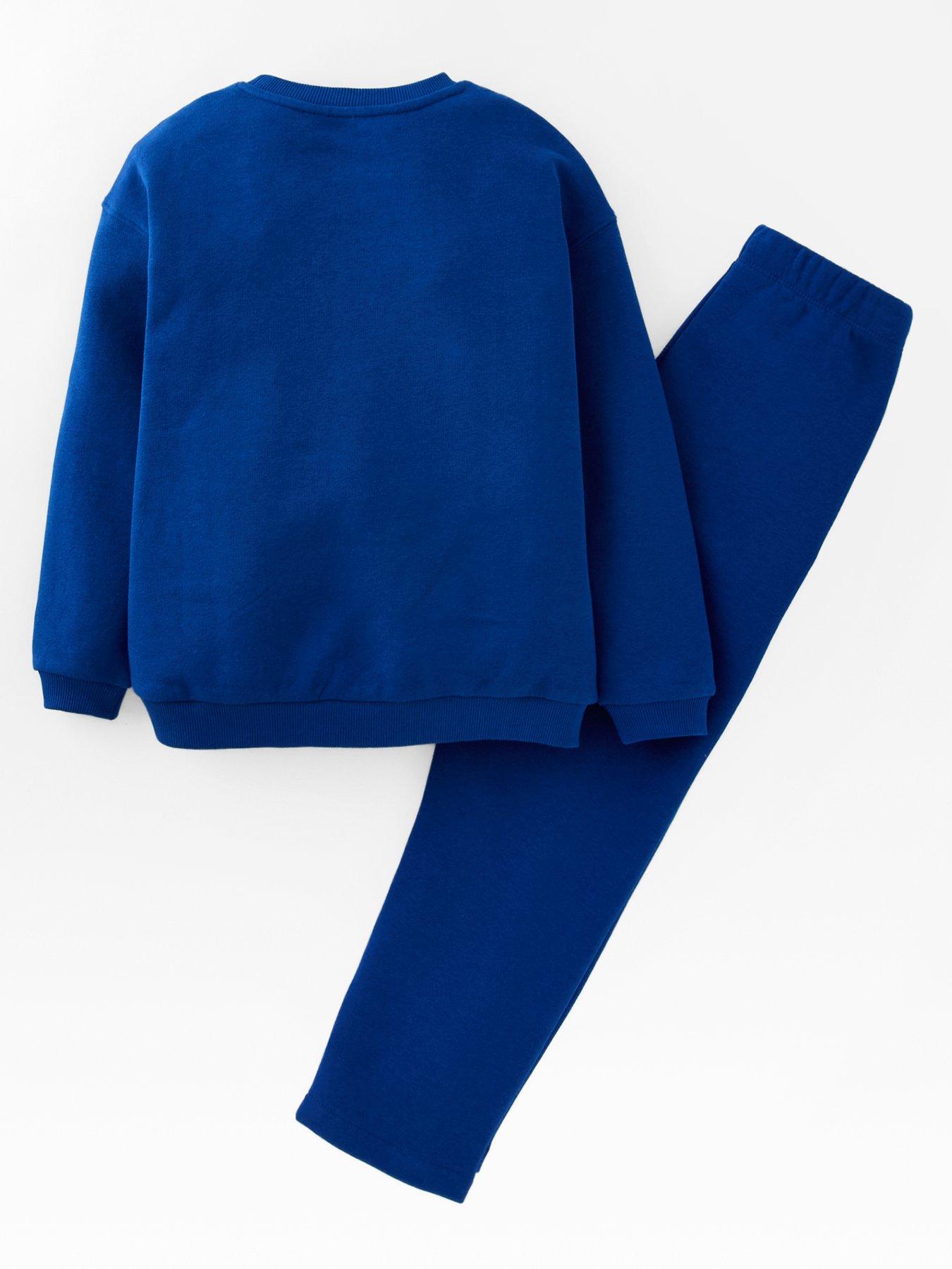 Image 2 of 5 of The Very Collection Boys Oversized Sweatshirt and Straight Leg Joggers Set - Multi