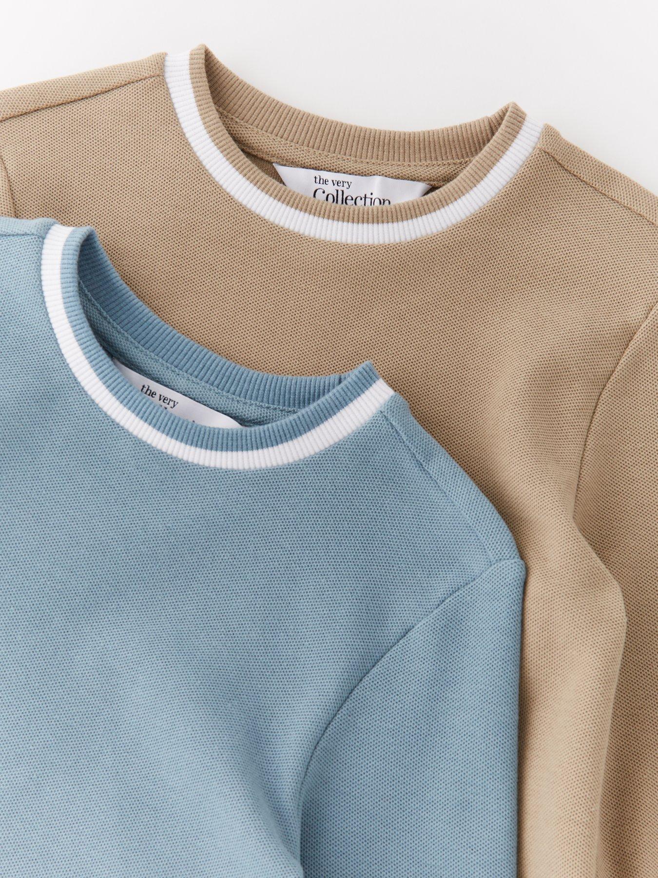 Image 4 of 5 of The Very Collection Boys 2 Pack Round Neck Top - Multi