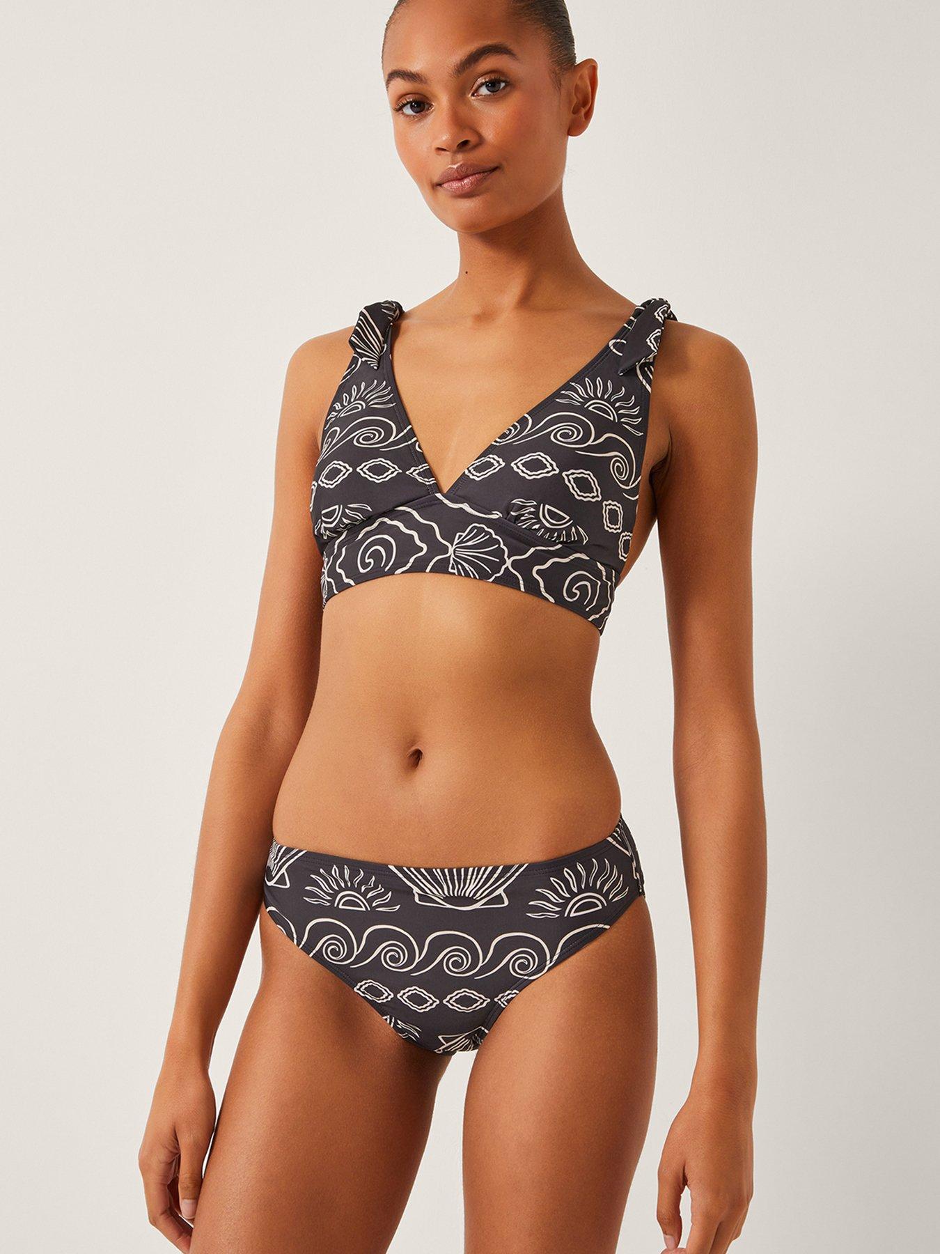 undefined Macie Bikini Top - Black