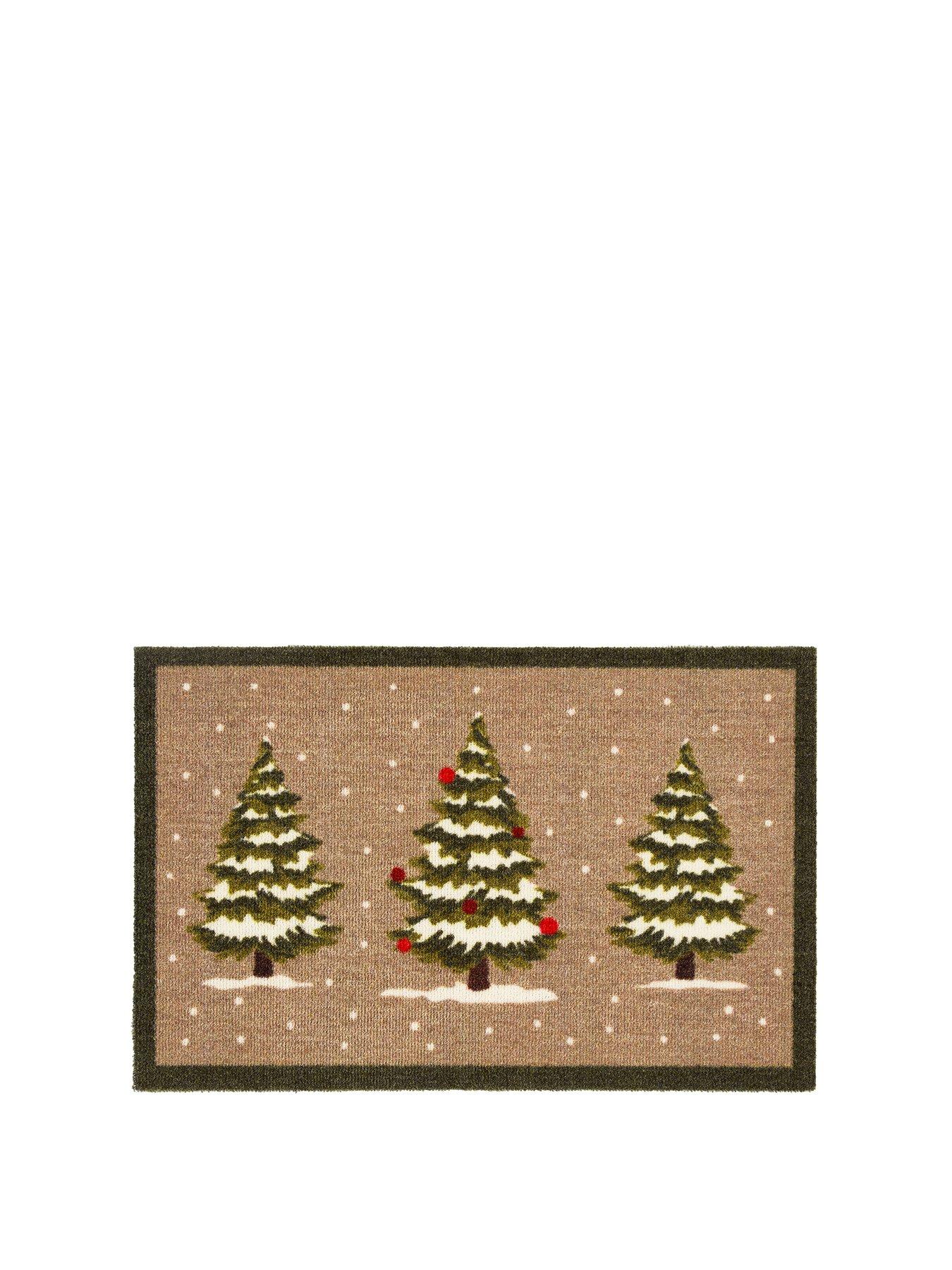 Image 2 of 4 of Very Home My Winter Trees Doormat 50x75cm - Multi