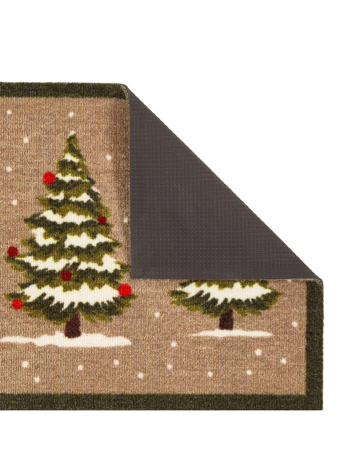 Image 4 of 4 of Very Home My Winter Trees Doormat 50x75cm - Multi