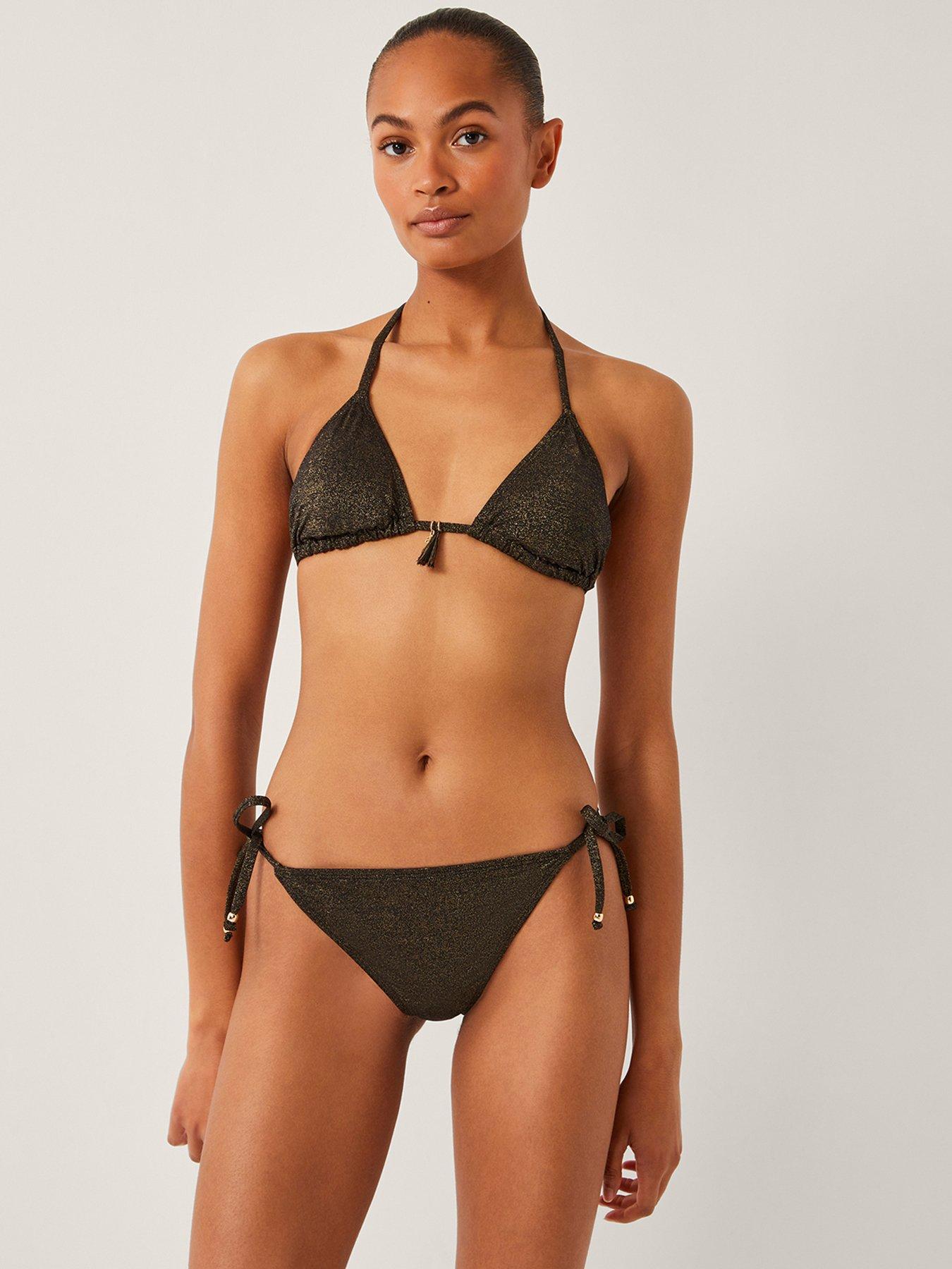 undefined Mia Bikini Bottoms - Black