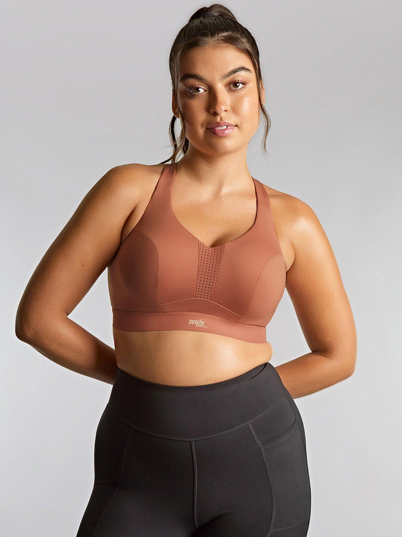 Image 3 of 6 of Panache Sport Endurance Wired Non Padded Sienna Rose Sports Bra - Sienna Rose