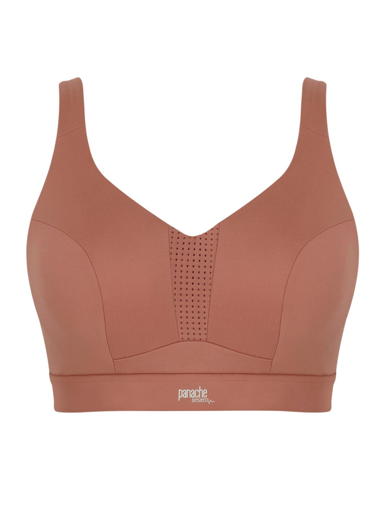 Image 6 of 6 of Panache Sport Endurance Wired Non Padded Sienna Rose Sports Bra - Sienna Rose