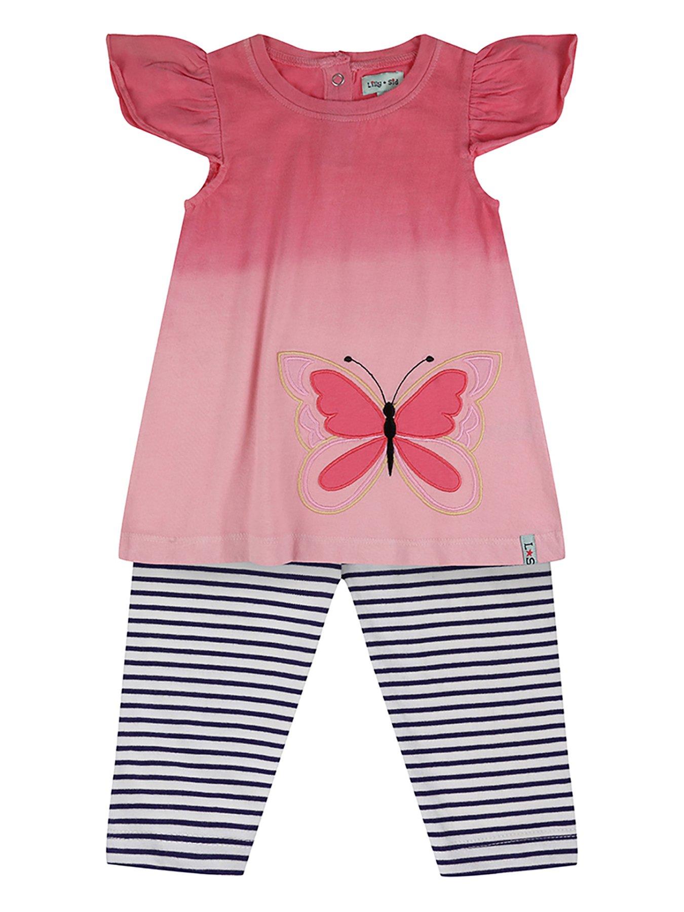 lilly-sid-baby-girls-multicoloured-butterfly-and-stripe-print-dress-and-legging-set-multi