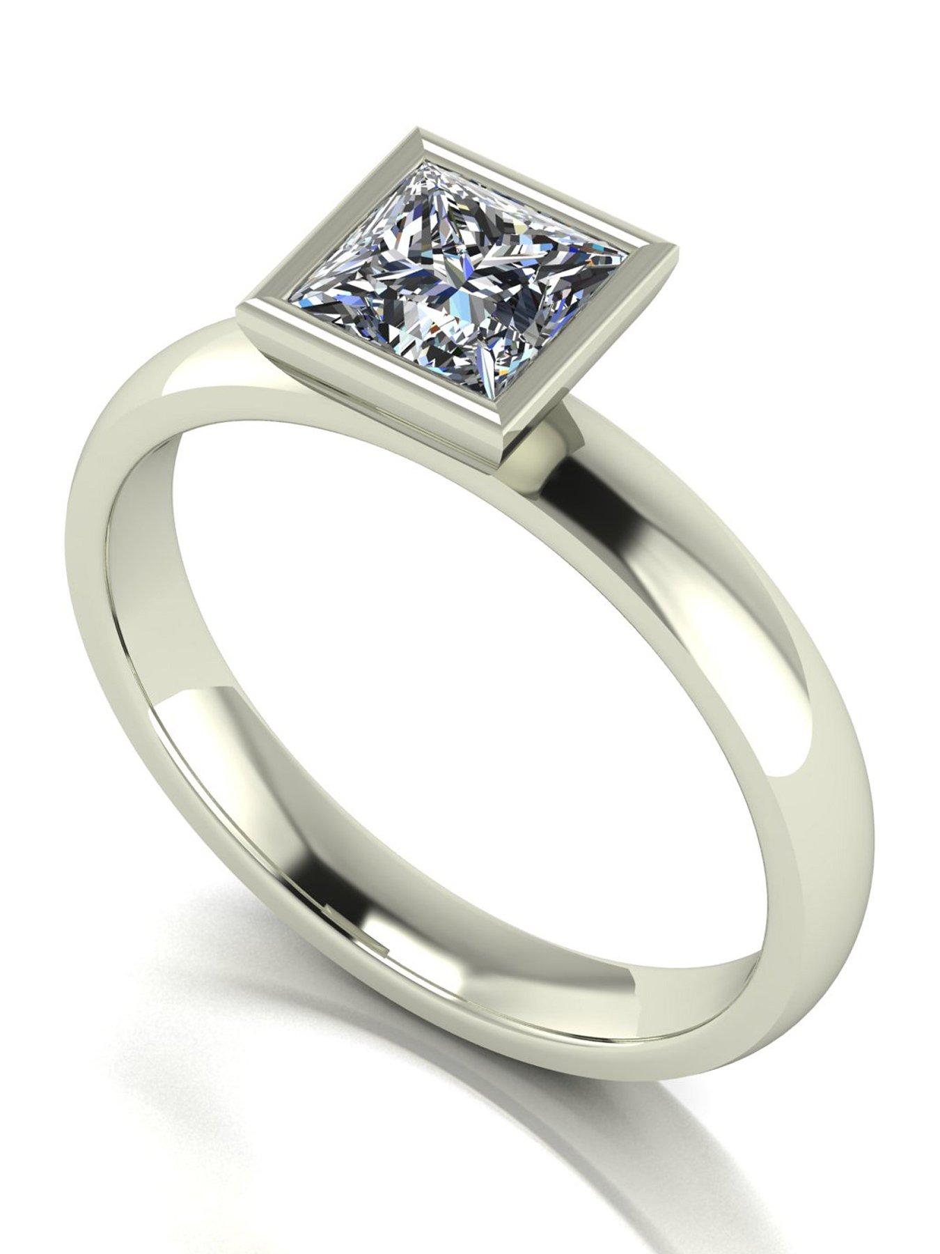 moissanite-9ct-gold-105ct-rub-set-square-brilliant-wed-fit-solitaire-ring-white