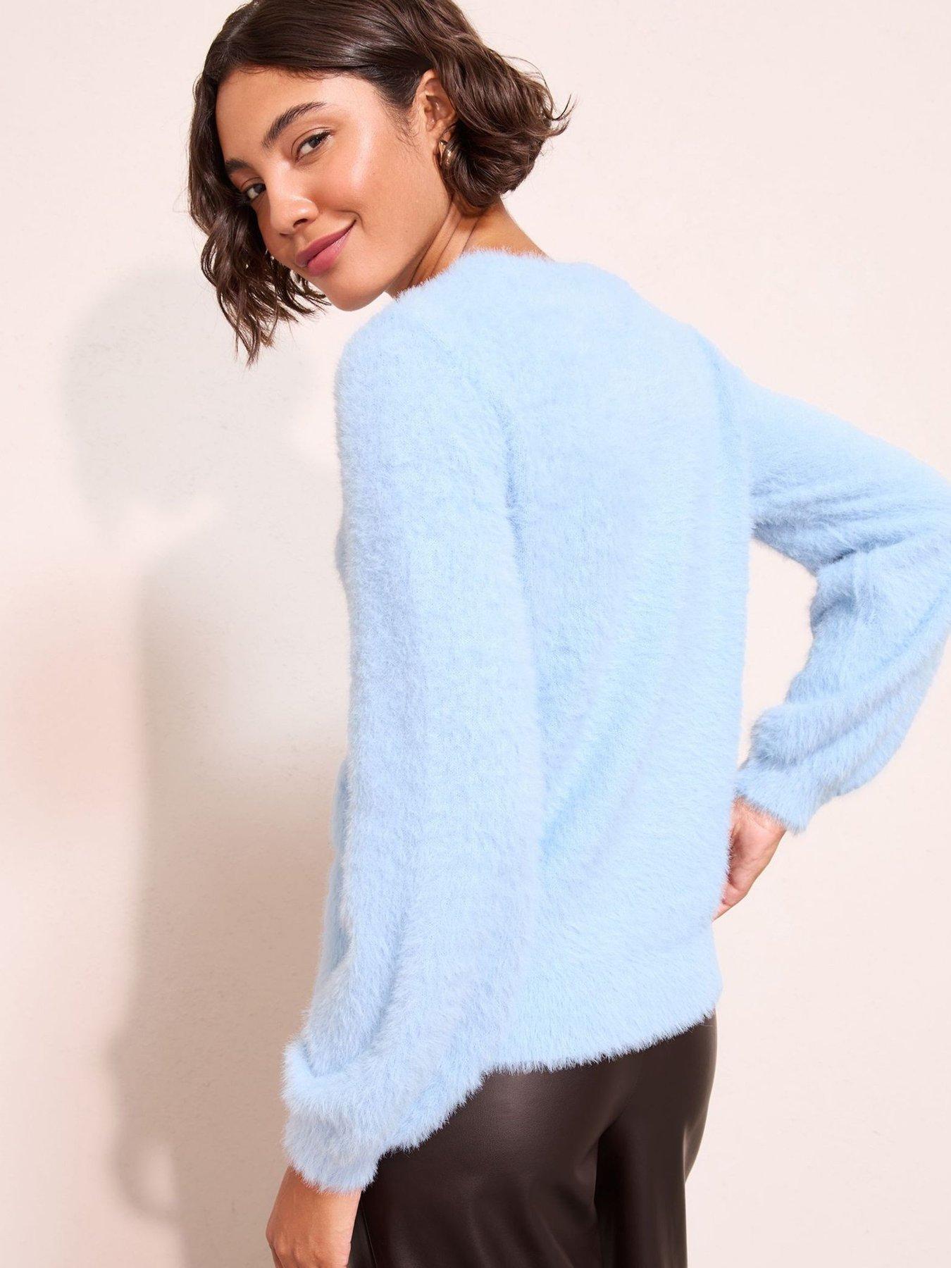 Image 2 of 4 of Friends Like These Mistletoe Martini Christmas Jumper - Blue