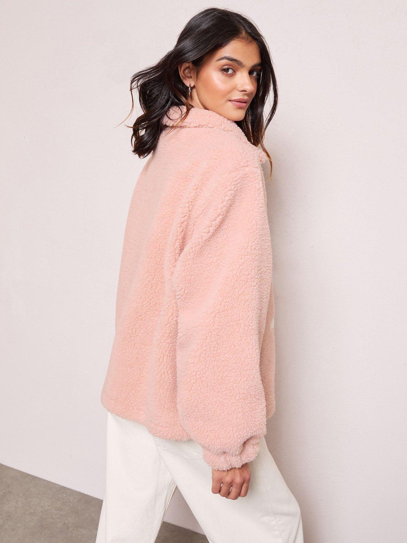 stillFront image of friends-like-these-fairisle-fleece-pink