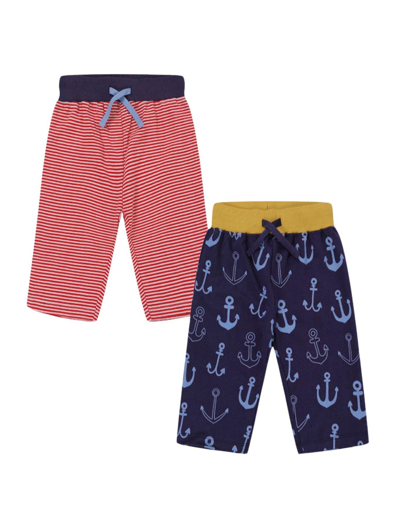 undefined Boys 2 Pack Anchor And Stripe Shorts - Multi