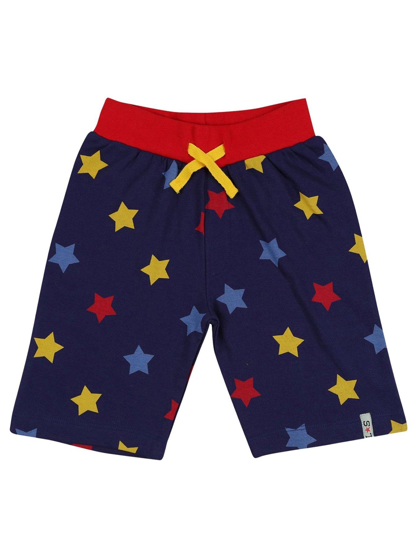 Image 2 of 4 of Lilly + Sid Boys 2 Pack Star And Stripe Print Shorts - Multi