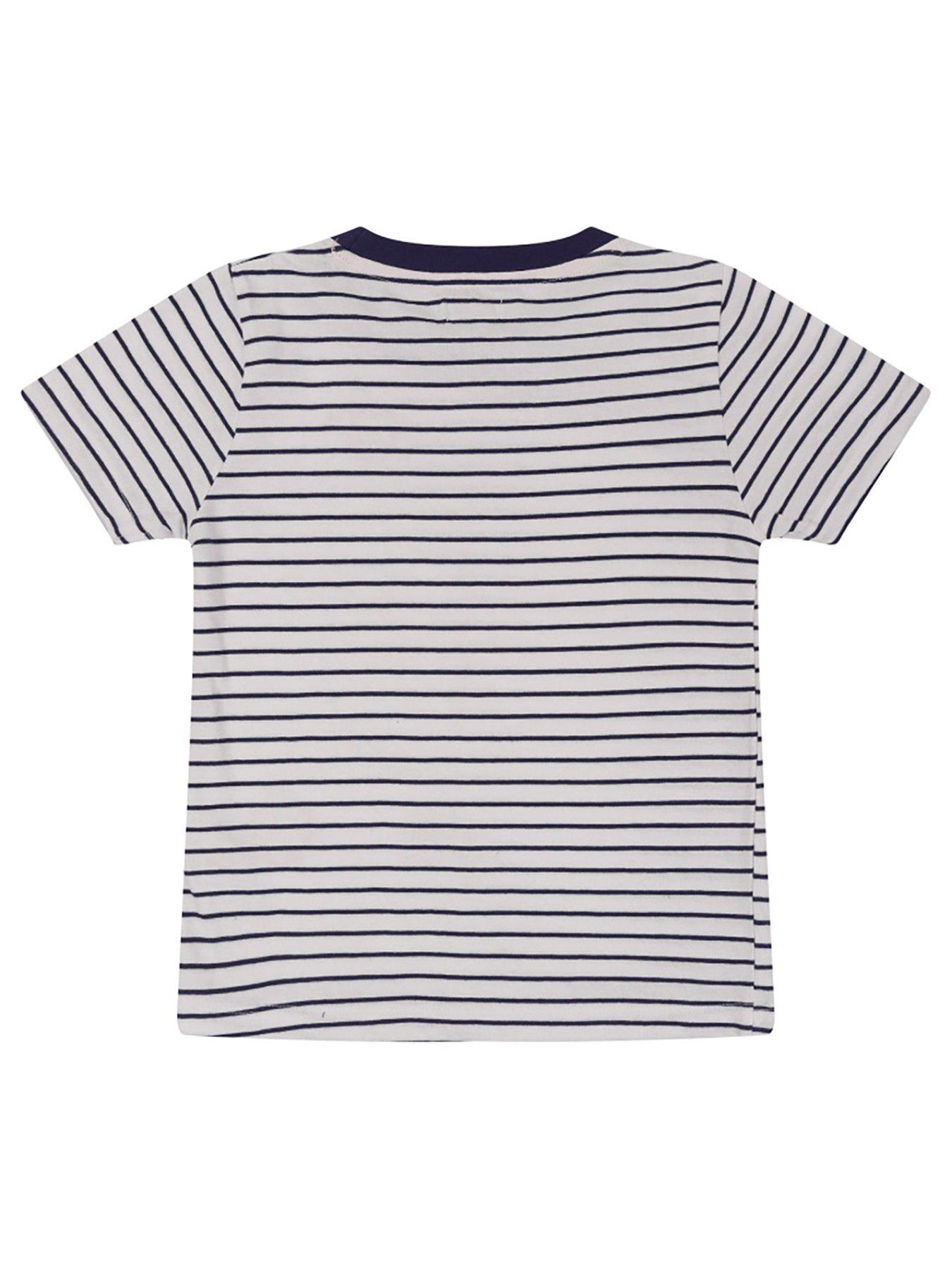 Image 2 of 4 of Lilly + Sid Girls Multicoloured Stripe Print Top - Multi