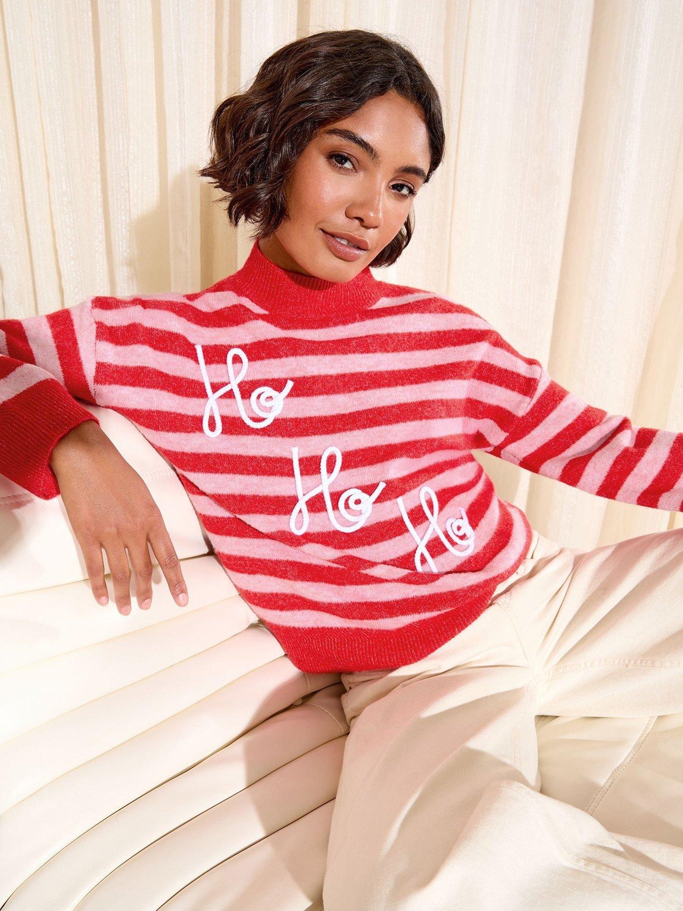 friends-like-these-ho-ho-ho-stripe-christmas-jumper-pinkred