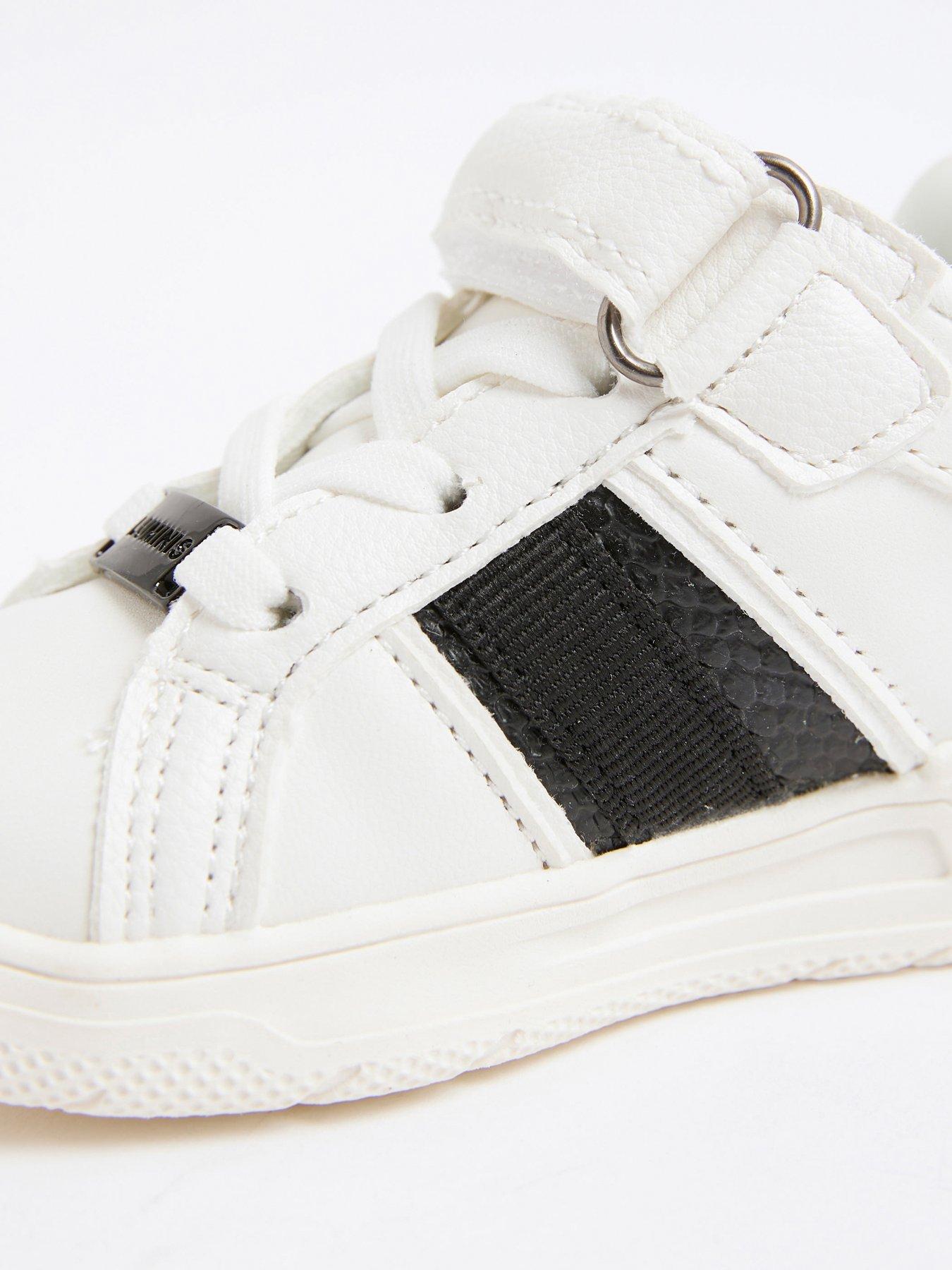  image of river-island-mini-boys-pu-lion-head-plim-shoes-white