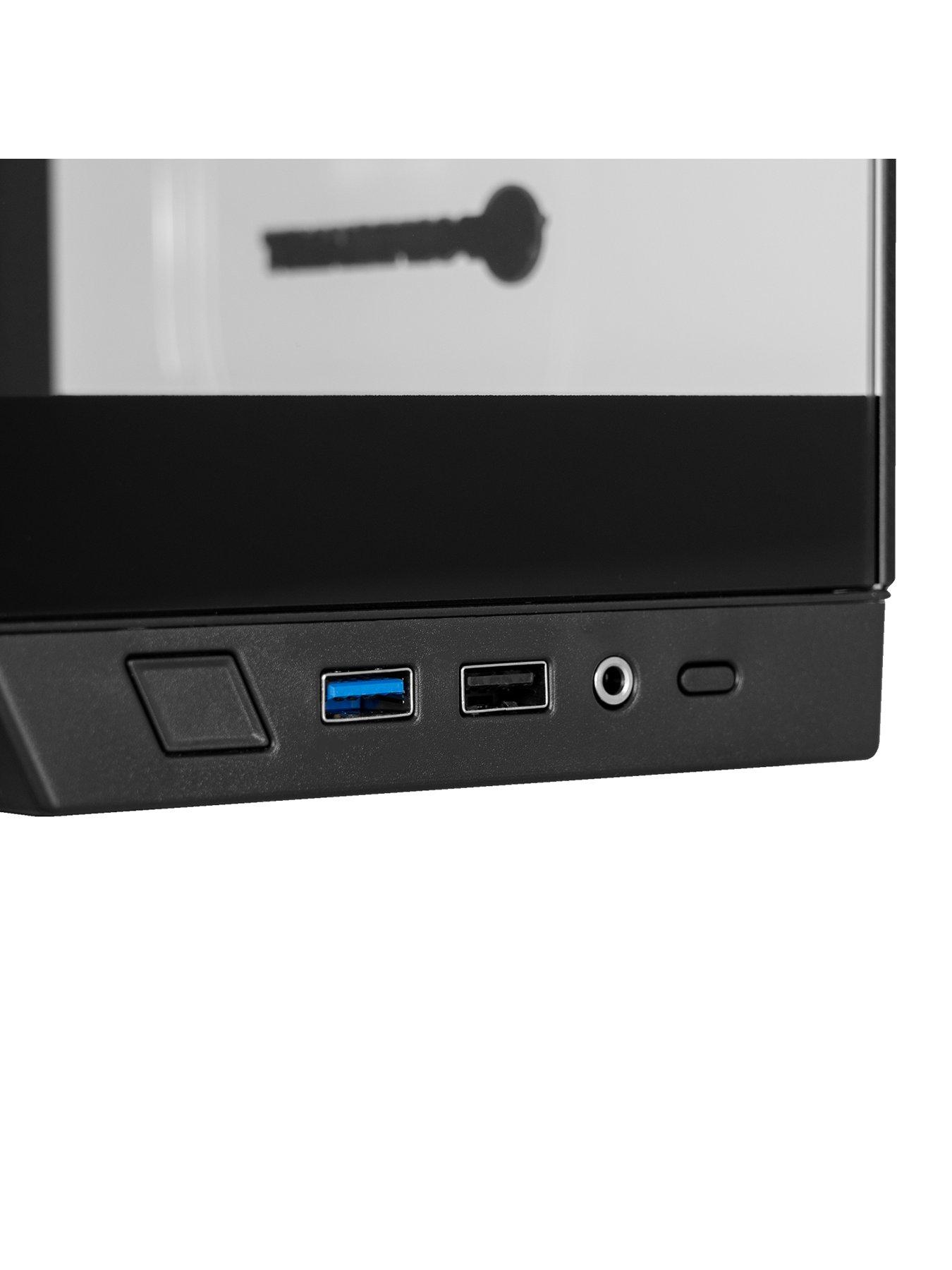 Image 5 of 8 of PCSpecialist Cypher 25 Gaming Desktop -&nbsp;GeForce RTX 5060 Ti,&nbsp;Intel Core i7,&nbsp;16GB RAM,&nbsp;1TB SSD -&nbsp;Black