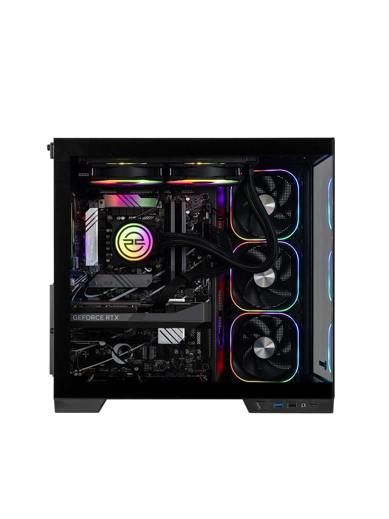 Image 3 of 8 of PCSpecialist Cypher 30 Gaming Desktop - GeForce RTX 5070,&nbsp;Intel Core i7,&nbsp;16GB RAM,&nbsp;1TB SSD - Black