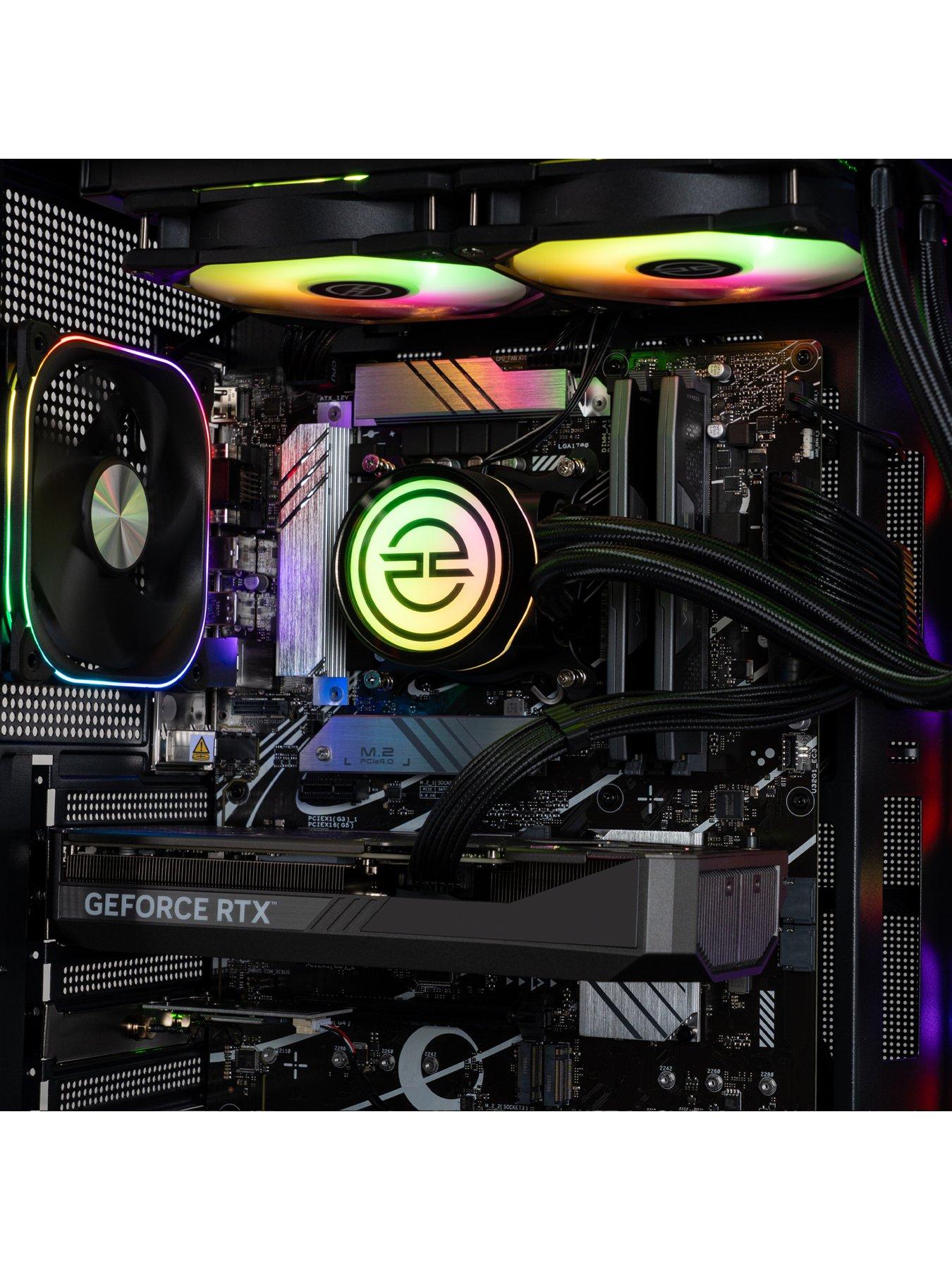 Image 4 of 8 of PCSpecialist Cypher 30 Gaming Desktop - GeForce RTX 5070,&nbsp;Intel Core i7,&nbsp;16GB RAM,&nbsp;1TB SSD - Black