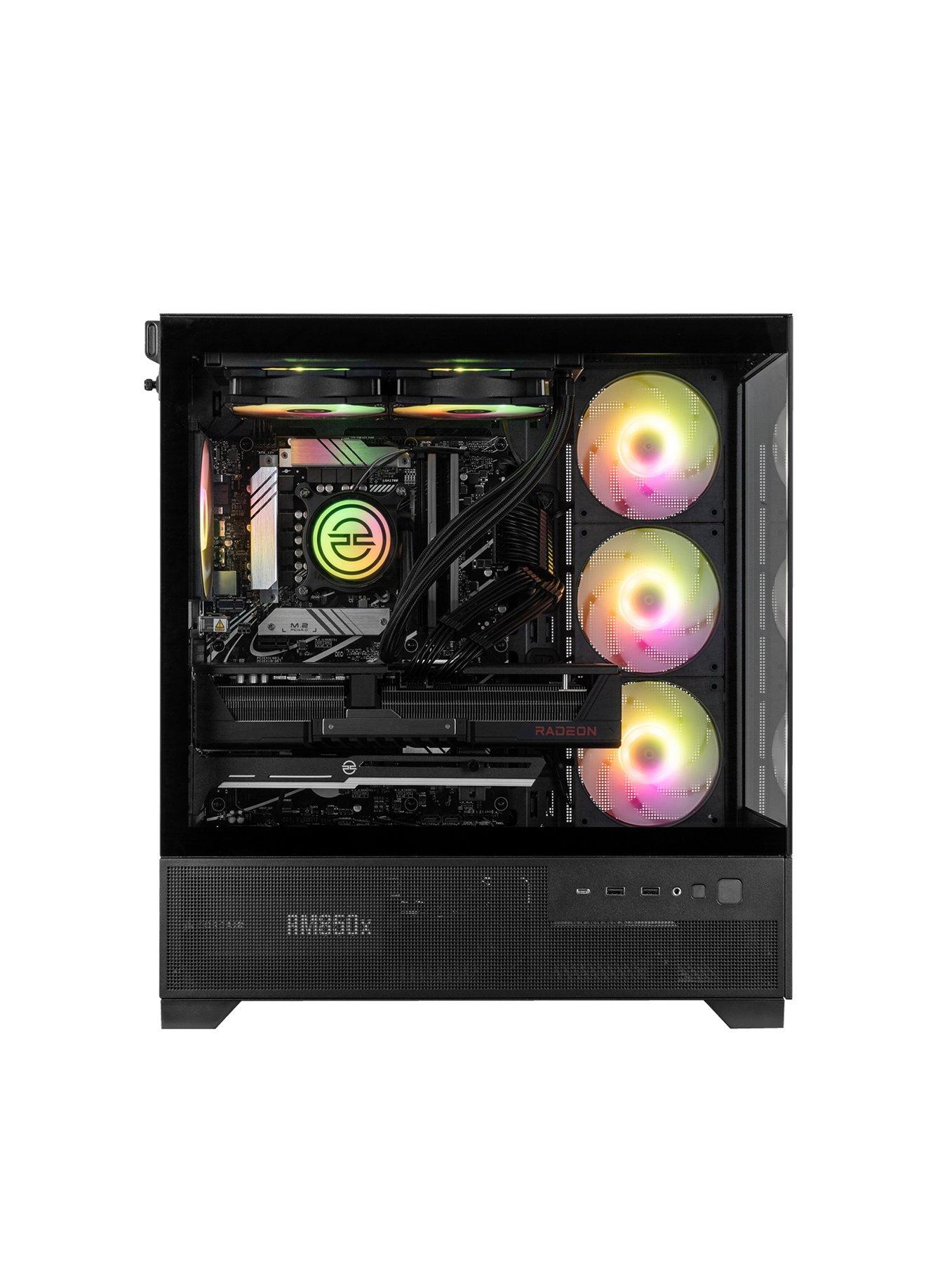 Image 3 of 8 of PCSpecialist Cypher 35 Gaming Desktop -&nbsp;AMD Radeon RX 9070 XT,&nbsp;Intel Core i7,&nbsp;32GB RAM,&nbsp;1TB SSD - Black