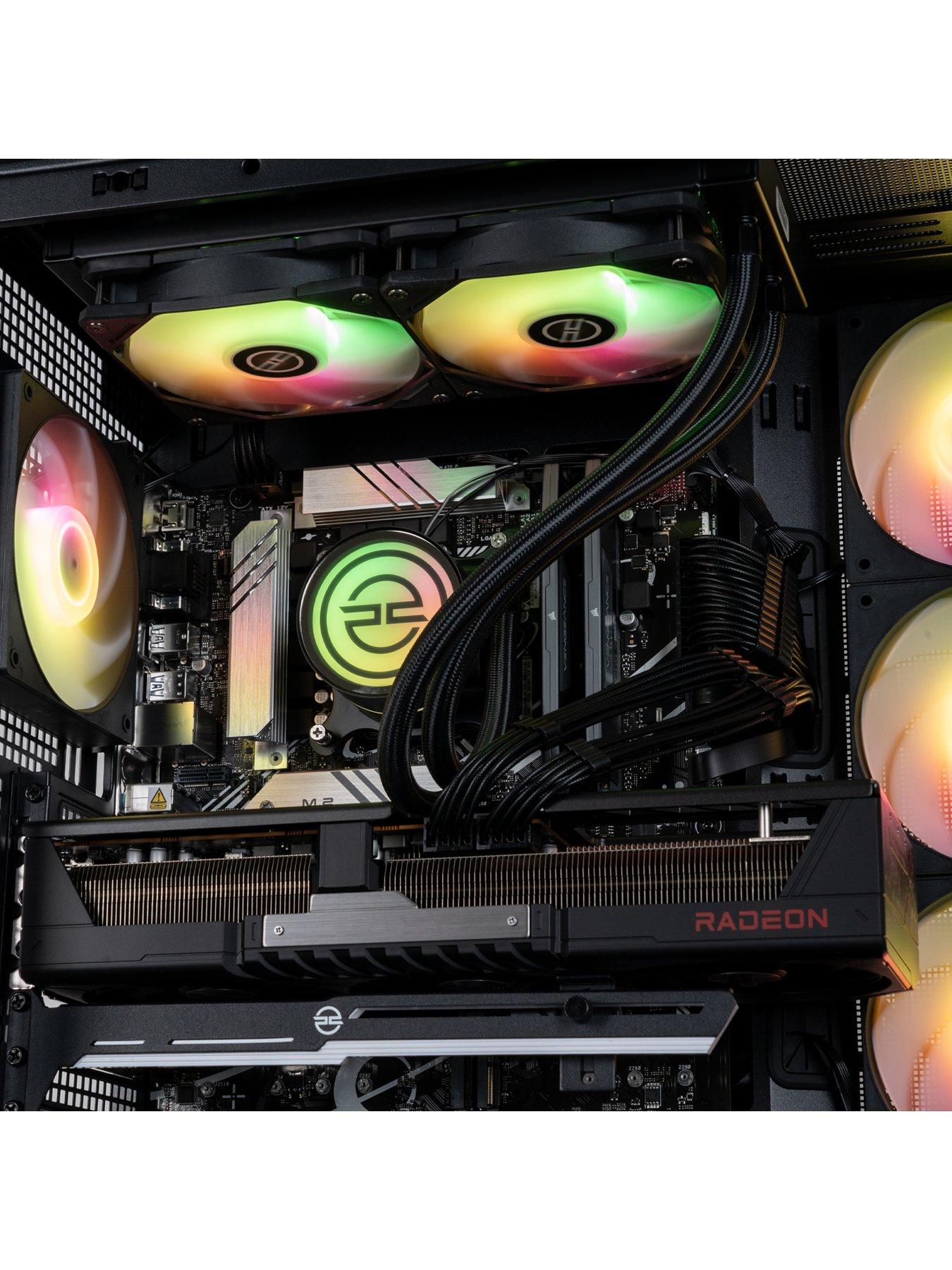 Image 4 of 8 of PCSpecialist Cypher 35 Gaming Desktop -&nbsp;AMD Radeon RX 9070 XT,&nbsp;Intel Core i7,&nbsp;32GB RAM,&nbsp;1TB SSD - Black