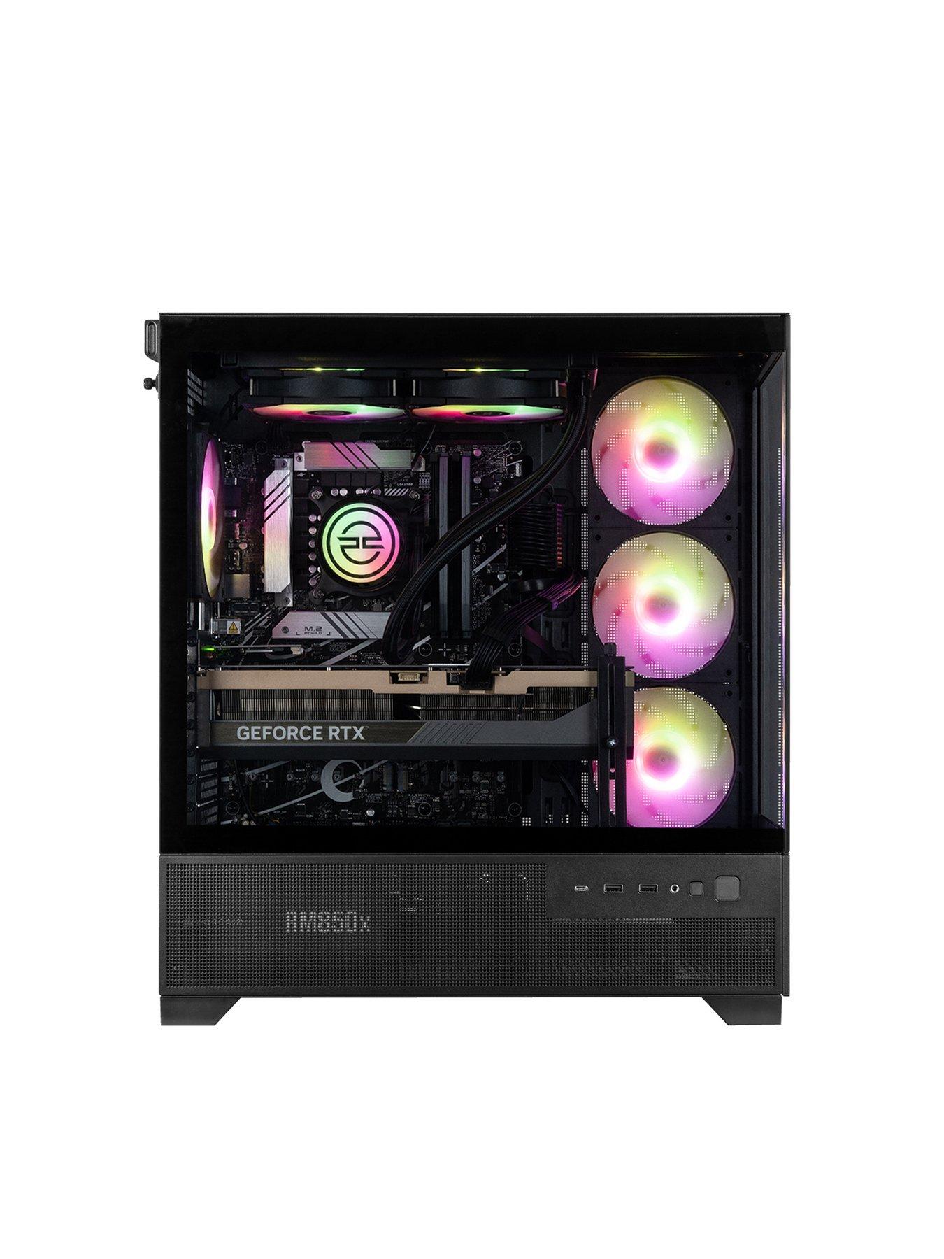Image 3 of 8 of PCSpecialist Cypher 45 Gaming Desktop -&nbsp;GeForce RTX 5080,&nbsp;Intel Core i7,&nbsp;32GB RAM,&nbsp;2TB SSD -&nbsp;Black