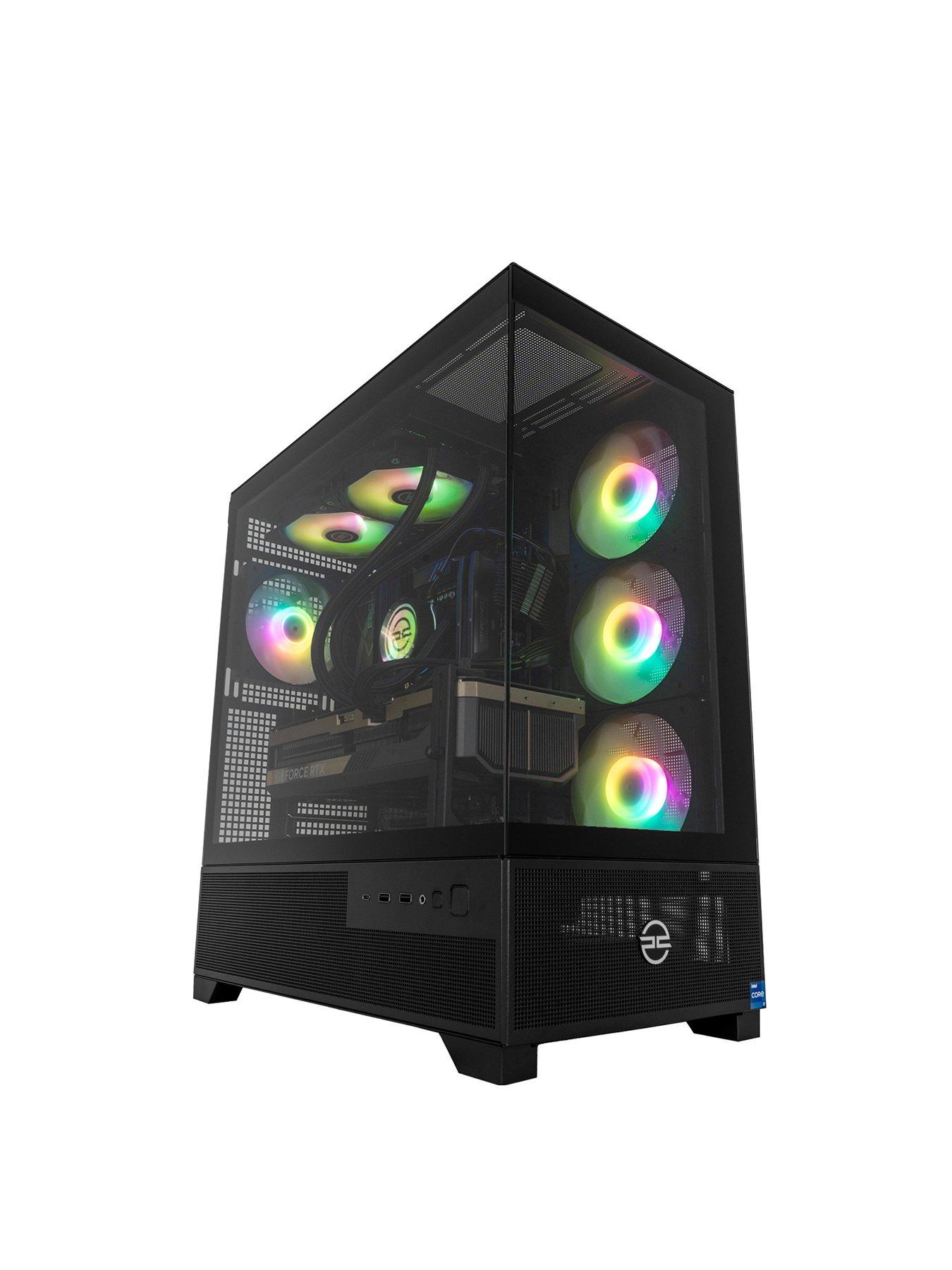 undefined Cypher 55 Gaming Desktop - GeForce RTX 5090, Intel Core i9, 64GB RAM, 4TB SSD - Black