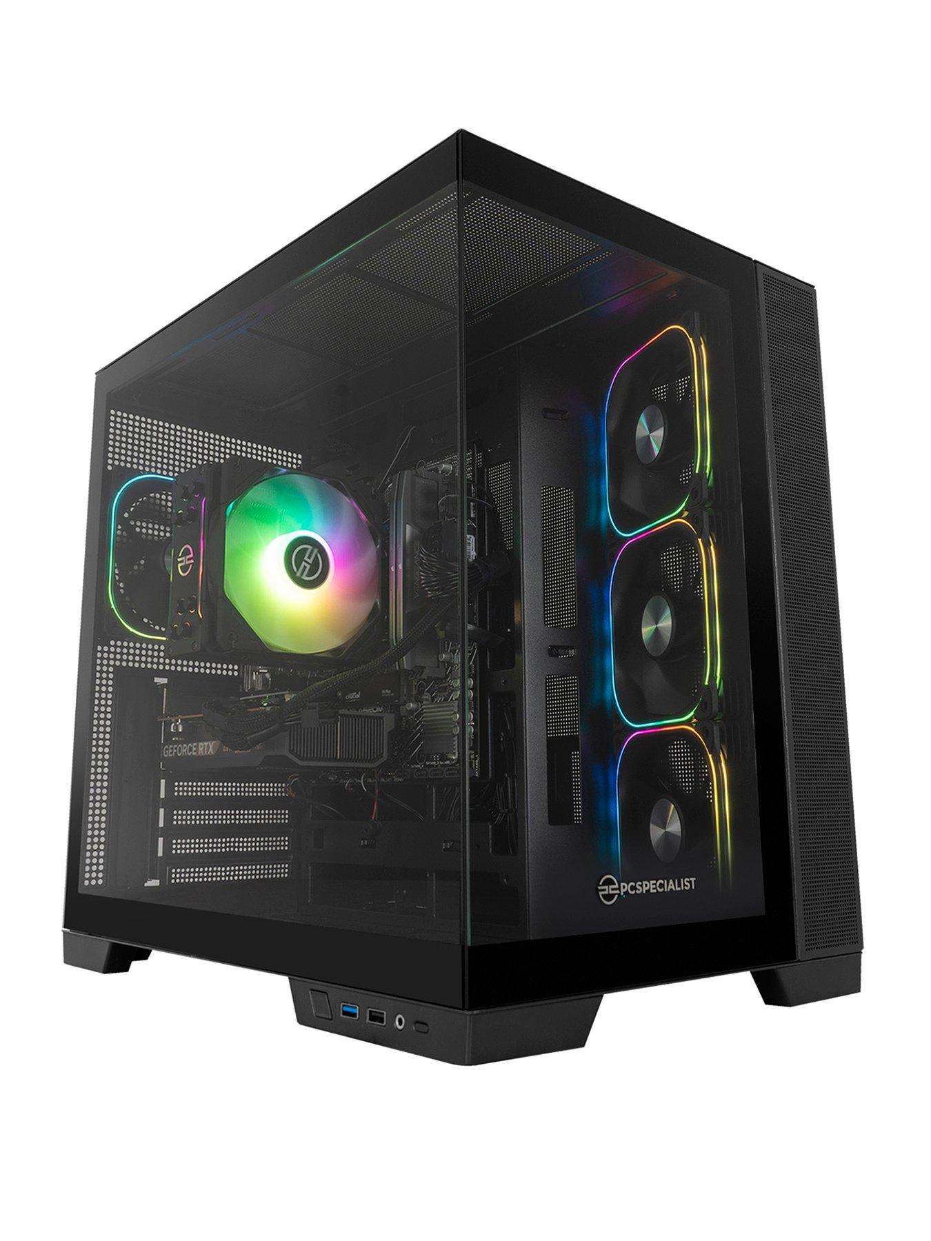 Image 1 of 8 of PCSpecialist Fusion 35 GeForce RTX 5060 Ti AMD Ryzen 5 16GB 1TB Black