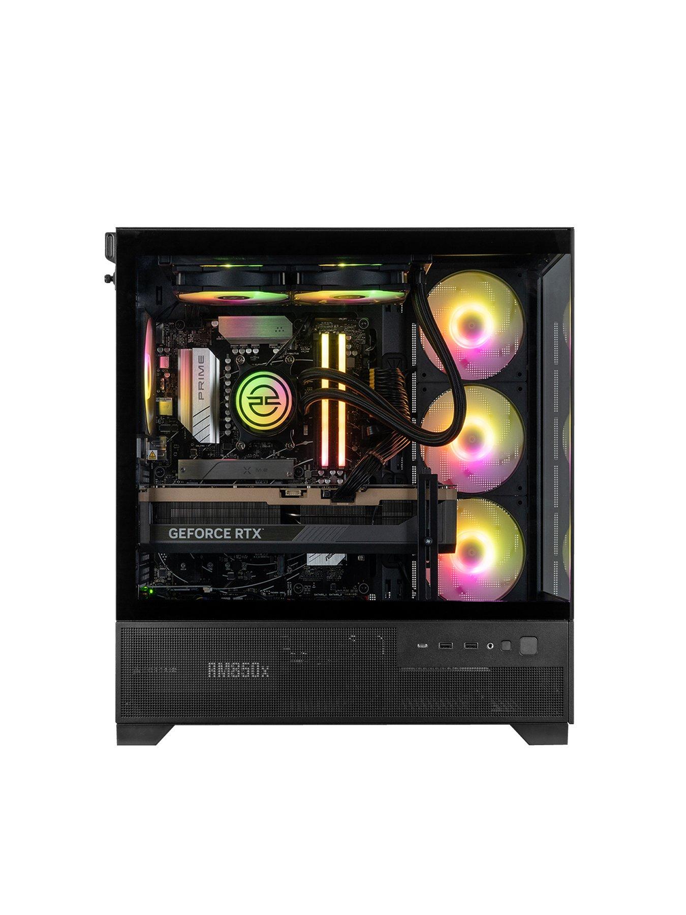 Image 3 of 8 of PCSpecialist Fusion 60 GeForce RTX 5070 Ti AMD Ryzen 7 32GB 2TB Black