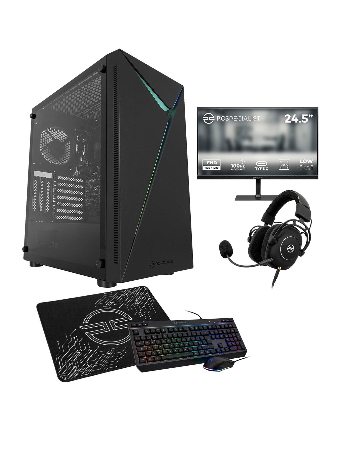 PCSpecialist Fusion 15 Gaming Desktop (AMD Ryzen 5, 16GB RAM, 1TB SSD ...