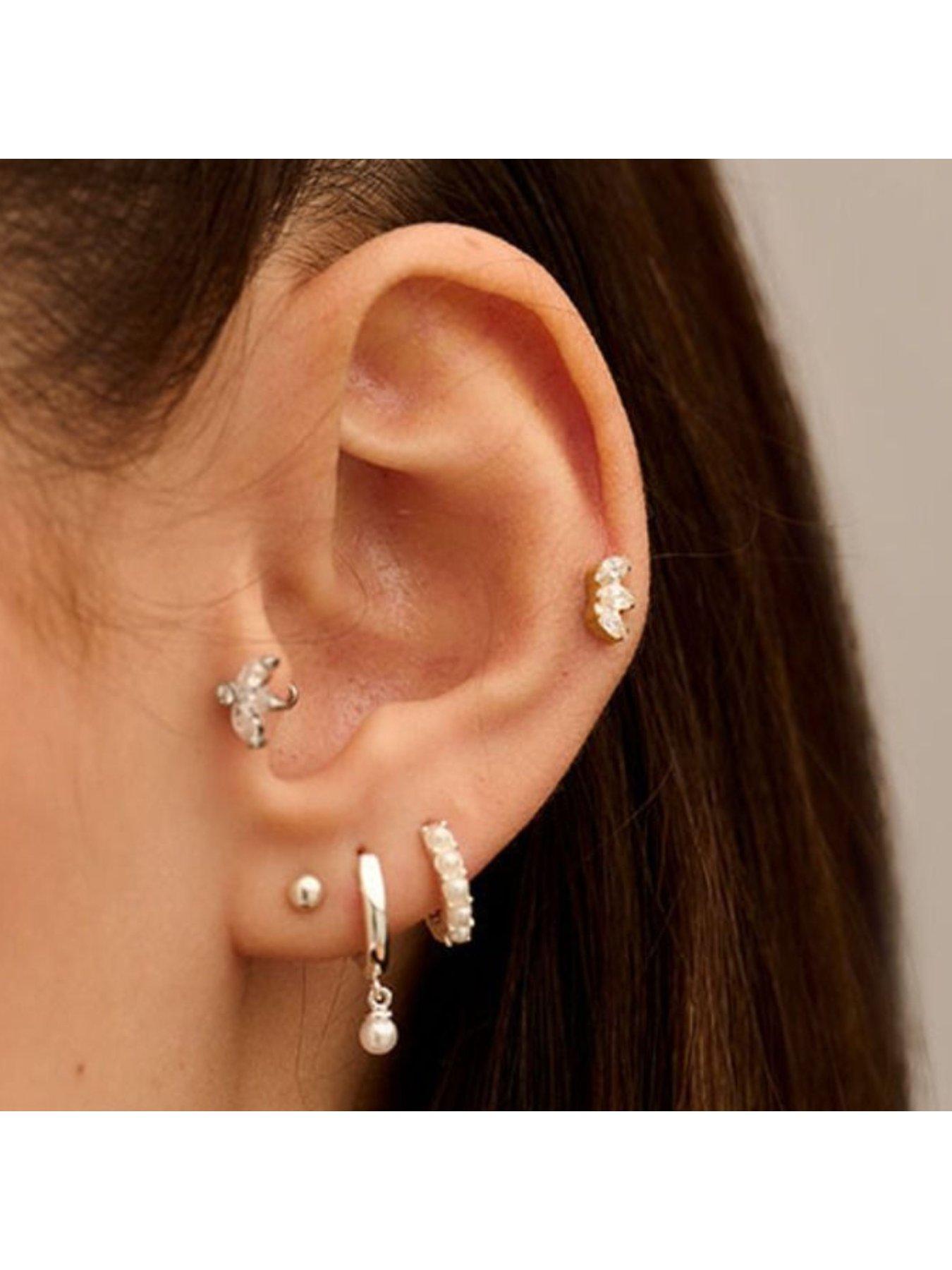  image of orelia-marquise-fan-cubic-zirconia-labret