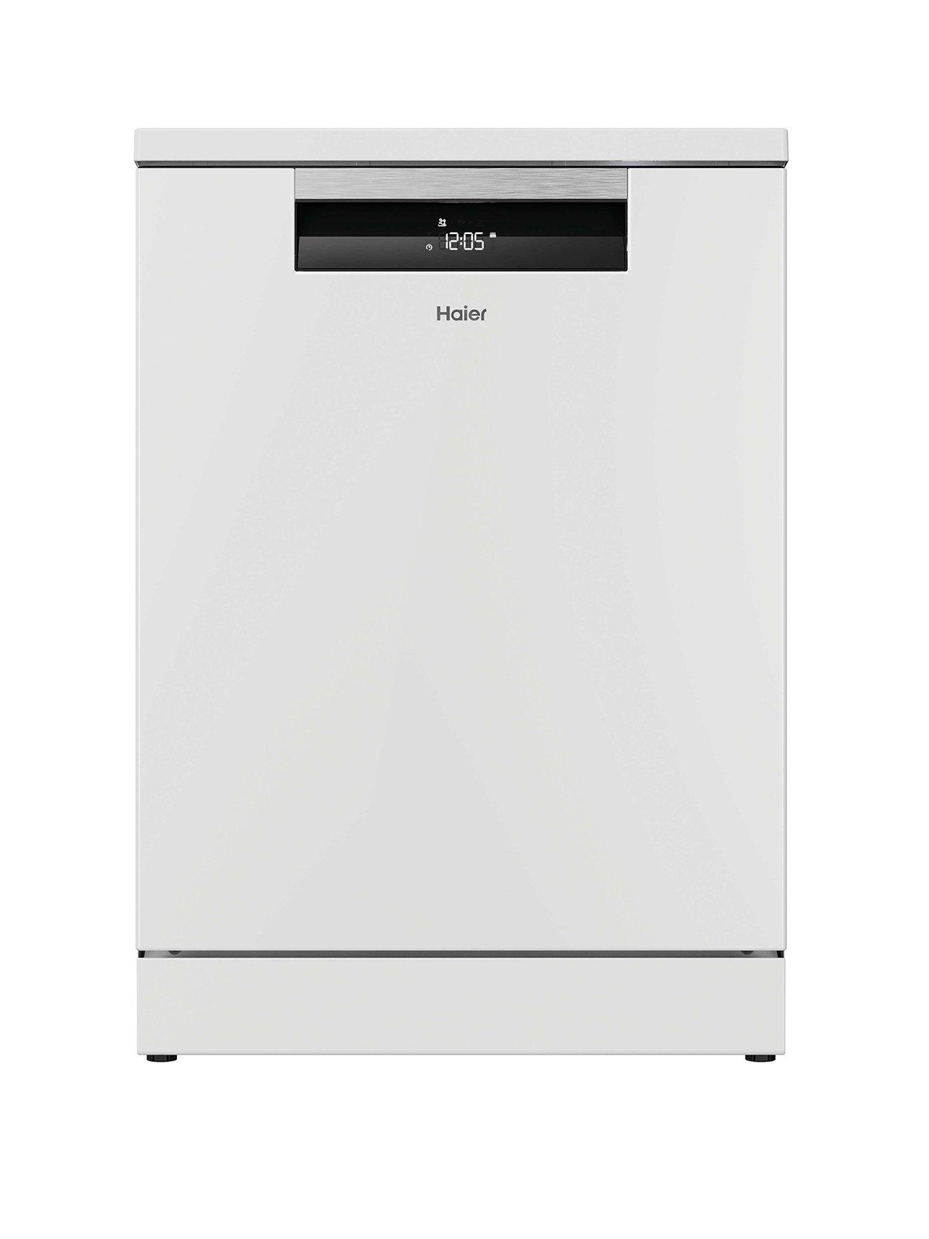 Haier I-Pro Shine Series 7 XF 4A4M0W-80 Full Size Dishwasher, 14 Place Settings, White, Wifi, A Rated
