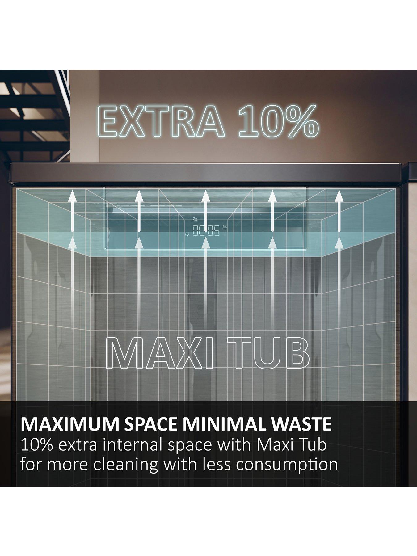 Image 4 of 7 of Haier I-Pro Shine Series 7 XF 4A4M0W-80 Full Size Dishwasher, 14 Place Settings, White, Wifi, A Rated